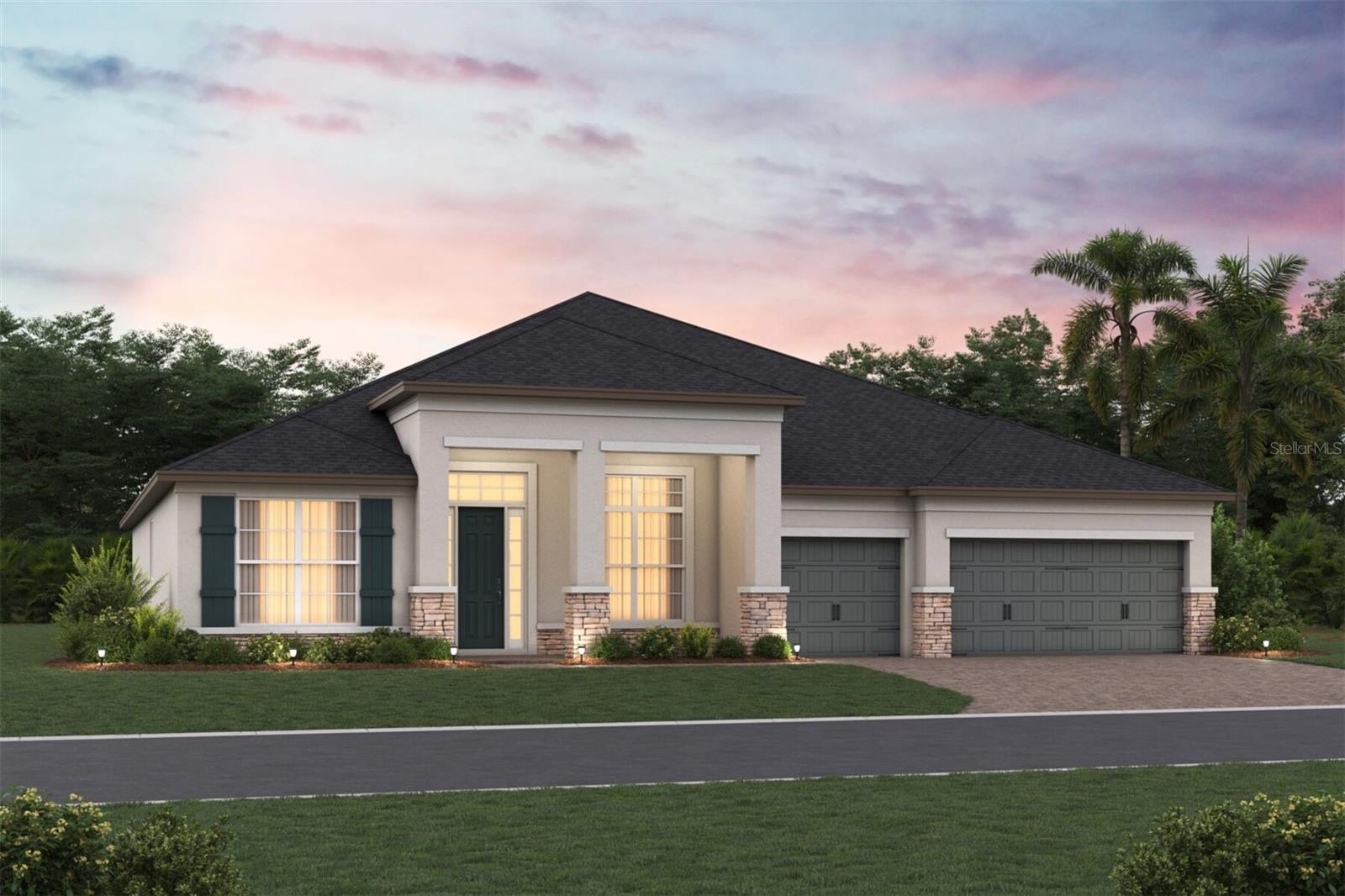 Under Construction. Welcome to 3078 Solace Way in Orlando: a beautifully designed new construction home built by M/I Homes. This 2-story home offers 3,022 square feet of thoughtfully planned living space with 5 bedrooms and 4 bathrooms, ideal for comfortable everyday living and effortless entertaining.Step inside to discover an open-concept living space that creates a seamless flow between the main gathering areas. The quality of design is evident throughout, from the well-appointed finishes to the functional layout that balances shared spaces with private retreats.Additional highlights include formal living and dining rooms, a massive upstairs bonus room with an attached bathroom, a huge covered lanai, and a 3-car garage.Your spacious owner's bedroom provides the perfect space to unwind at the end of the day, and features a spa-inspired en-suite bathroom with a separate tub and shower, split vanities, and two walk-in closet.The covered lanai extends your living space outdoors, perfect for enjoying Florida's warm weather year-round. The surrounding neighborhood offers a welcoming atmosphere with convenient proximity to parks, making it easy to enjoy outdoor recreation and nature trails just minutes from your front door.With its generous square footage, thoughtful design, and desirable neighborhood setting near parks and green spaces, this home delivers both comfort and quality in every detail.