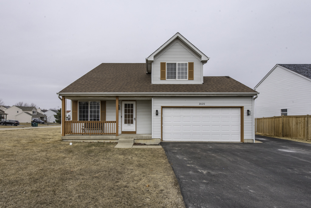 Beautifully updated two-story home, 3 bedrooms and 3,5 baths with modern improvements throughout. Home features newer wood vinyl flooring throughout, fresh paint, and new light fixtures, creating a bright atmosphere. Enjoy the huge living and dining room combination, providing a spacious open area perfect for entertaining. The kitchen features an island, stainless steel appliances, and an abundance of cabinets and counter space. The kitchen dining area includes sliding doors leading to the deck. The home also features a main floor family room, offering additional comfortable living space. Upstairs you will find three spacious bedrooms, including a primary bedroom with a walk-in closet and private bathroom. The finished basement provides additional flexible living space ideal for a recreation room, office, or workout area. Additional updates include a newer furnace and central air conditioning, adding comfort and efficiency. With its many updates and thoughtful features, this move-in ready home offers the perfect blend of space, style, and everyday convenience.