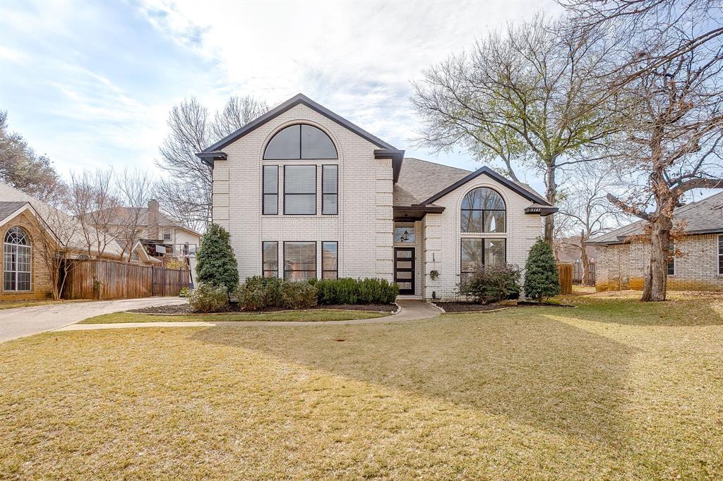 This beautiful home has it ALL! Including 4 bedrooms and 2.5 baths, this home offers exceptional space and versatility. Features include TWO living areas, a flex space, and a functional layout ideal for everyday living and entertaining. The backyard feels like a private retreat with a POOL and covered gazebo, perfect for relaxing or hosting guests. Updates include luxury vinyl plank throughout, brand new carpet upstairs and a new HVAC.Ideally located minutes from DFW Airport, within walking distance of an adorable park and a 3 min walk to Grapevine Elementary School, this home is perfectly located in the coveted Grapevine- Colleyville ISD and offers the perfect blend of convenience, lifestyle and top-tier schools.This house on Haydenbend is ready for its new owners!