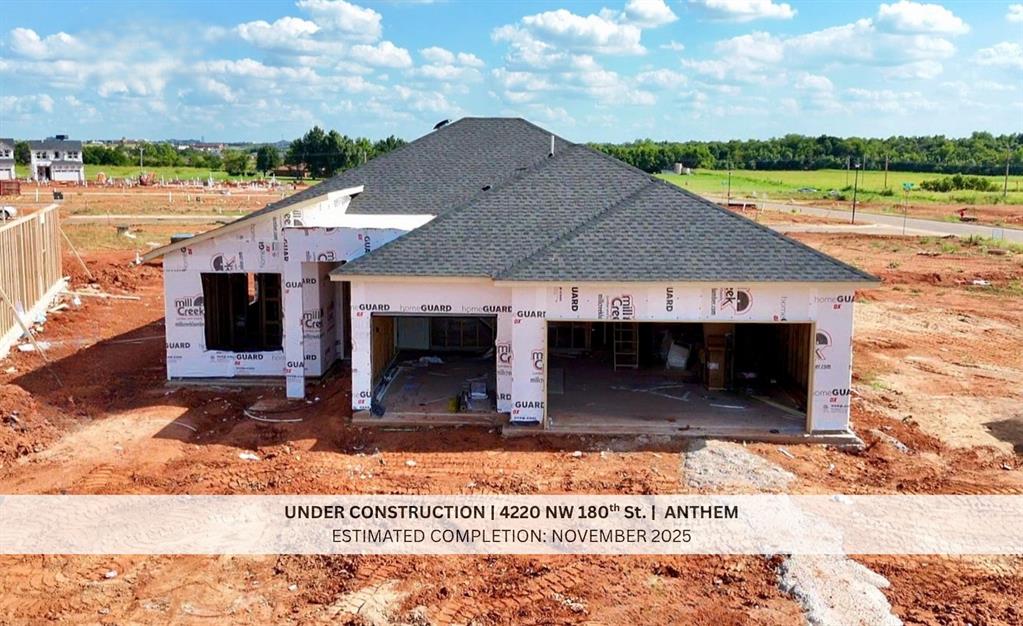 Welcome to Anthem—Deer Creek’s newest premier community—perfectly situated at NW 178th and Portland Avenue. Designed with versatility in mind, Anthem offers an impressive selection of curated floor plans, so it’s easy to create a home that matches your lifestyle—whether you’re upsizing, downsizing, or purchasing your first home.

The Edgewater Modern Design captures the heart of this vision, combining timeless comfort with modern sophistication. Step inside and you’re met with a grand living space centered around a sleek linear electric fireplace, setting a tone of warmth and understated elegance. The open-concept layout flows seamlessly into the gourmet kitchen, where a freestanding gas range, quartz countertops, and subtle under-cabinet lighting come together to create a space that’s both stylish and functional.

Your private primary suite offers a serene escape, complete with a spa-inspired bathroom featuring a glass-enclosed shower, dual-sink vanity, and a spacious walk-in closet. Secondary bedrooms are equally inviting, ensuring comfort for family or guests.

Every Anthem home comes move-in ready with thoughtful upgrades, including a fully fenced yard with gate, zoned irrigation system, tankless water heater, post-tension engineered foundation, and sleek white faux wood blinds throughout.

Life at Anthem is enhanced by unmatched community amenities—resort-style pool, clubhouse, basketball court, playground, scenic ponds, and walking trails—all just minutes from top-rated Deer Creek schools and Oklahoma City’s best shopping, dining, and entertainment.

Whether you’re ready to build your dream home from the ground up or move right into a beautifully finished residence, Anthem is the perfect backdrop for your next chapter.