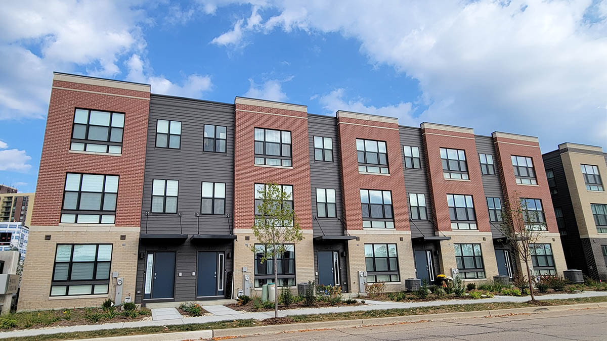 Welcome to at 376 Summit Circle in Lombard, IL  this townhome located in the prestigious Summit at Yorktown community. This townhome will be ready for a late winter move-in! Enjoy low maintenance living, including snow removal, lawn care and exterior maintenance, allowing you more time to relax and enjoy your surroundings    The Grant floor plan offers 1,827 sq ft of comfortable living space featuring 3 bedrooms, 2.5 baths, and a finished flex space. As soon as you step inside, you'll be greeted by the finished flex space, perfect for a home office or additional living area. Walking up the stairs, you will find this home's open concept living space and oversized windows. The expansive kitchen overlooks both the front dining and back great room areas, making it the ideal space to entertain. Additionally, your kitchen features designer soft-close cabinetry, a spacious island with quartz countertops, and pantry.   Enjoy your large primary bedroom with a walk-in closet and connecting en suite bathroom. The rest of the upper level features a laundry room, secondary bedrooms with a full second bath, and linen closet. You'll find luxury vinyl plank flooring in the kitchen and dining areas on the main level living space, bathrooms, and laundry. This home is equipped with an innovative ERV furnace system and a tankless water heater, adding to the multitude of impressive features and quality 2"x6" construction with Hardie board siding. The townhomes also features a convenient 2-car garage with a rough-in for an EV charger and a 2-car driveway, providing ample parking space for residents and guests.  All Chicago homes include our America's Smart Home Technology, featuring a smart video doorbell, smart Honeywell thermostat, smart door lock, Deako smart light switches, WiFi Garage Door Opener with camera and more. Photos are of a similar home and model home. Actual home build may vary.