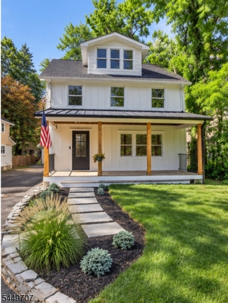 Location, location, location! Completely renovated and move-in ready, this stunning home is located in one of the most sought-after neighborhoods in Bernards Township, approximately 1/2 mile to the train station and town center. Featuring public sewer, public water, and natural gas, this property offers the convenience today's buyers are looking for. Major updates include a new roof, new siding, new windows throughout, a brand-new kitchen, all-new bathrooms, and a new instant hot boiler to be installed prior to closing. Step inside to an open floor plan highlighted by gleaming hardwood floors, recessed lighting, designer finishes, and beautifully renovated high-end bathrooms. The stunning new kitchen is sure to impress, featuring quartz countertops, abundant cabinetry, and plenty of workspace truly a baker's delight. Large windows throughout the home fill the interior with natural light, creating a warm and inviting atmosphere. The attention to detail is evident throughout, and all the major updates have already been completed simply unpack and enjoy. The unfinished basement offers abundant storage space and endless potential to create additional living space. Ideally situated near downtown Basking Ridge, the shops and restaurants of Bernardsville Centre, the YMCA, Routes 287 and 78, and within the highly regarded Basking Ridge school district, this is a rare opportunity to own a turnkey home in an exceptional location. Low Bernards Township taxes.