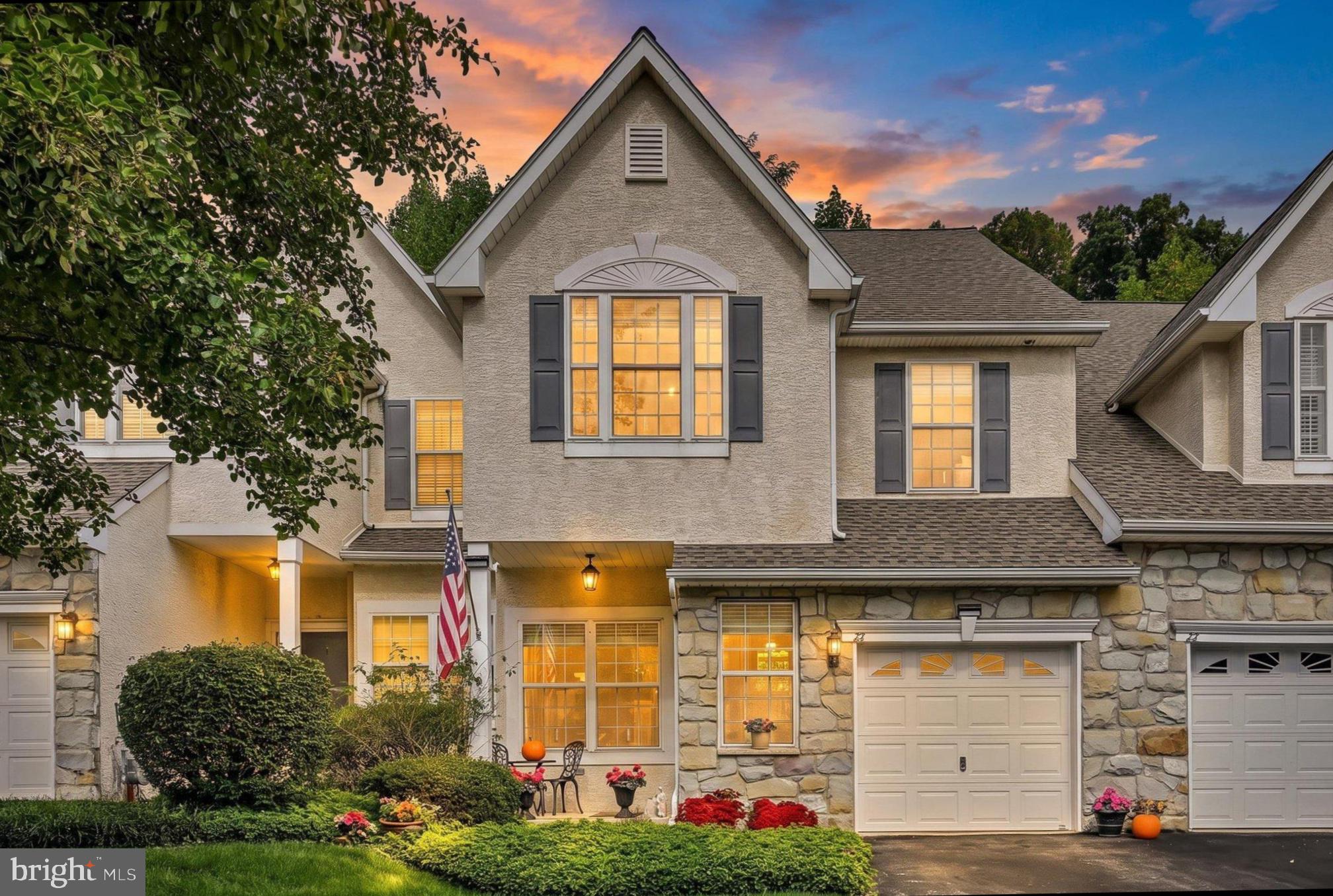 Welcome to 24 Kennedy Drive in the desirable Bell Tavern community, where thoughtful updates, extensive improvements, and additional finished living space make this townhome truly stand out.  The main level features updated flooring, upgraded 5-inch baseboards, and numerous finishing touches throughout.  The kitchen has been refreshed with refinished cabinetry featuring soft-close hinges and convenient pull-out drawers, granite countertops, LED under-cabinet lighting, and updated appliances. vThe result is a bright, functional space ready for everyday living and entertaining.  One of the home's highlights is the finished lower level, offering approximately 600–650 square feet of additional living space.  Recently enhanced with recessed lighting, this versatile area provides plenty of room for a family room, home office, fitness area, game room, or a combination of uses.  Outdoor living is equally inviting.  A Trex deck with aluminum railings, a privacy section, steps, and post lighting creates a wonderful setting for relaxing, dining, and entertaining outdoors.  The home has also benefited from significant updates to major systems and components, including a new GAF roofing system in 2025, HVAC furnace and compressor installed in 2020 with a transferable 10-year warranty, an insulated garage door, updated exterior lighting, sump pump, and newer basement windows.  A portable whole-house generator is also included.  Additional improvements can be found throughout the home, from upgraded door hardware, switch plates, outlet covers, HVAC vent covers, ceiling fans, and lighting to custom-built garage storage shelving and LED lighting in the garage and laundry area.  With its extensive list of improvements, finished lower level, inviting outdoor space, and location within Bell Tavern, 24 Kennedy Drive offers the opportunity to enjoy a home where many of the big-ticket items and finishing details have already been addressed.