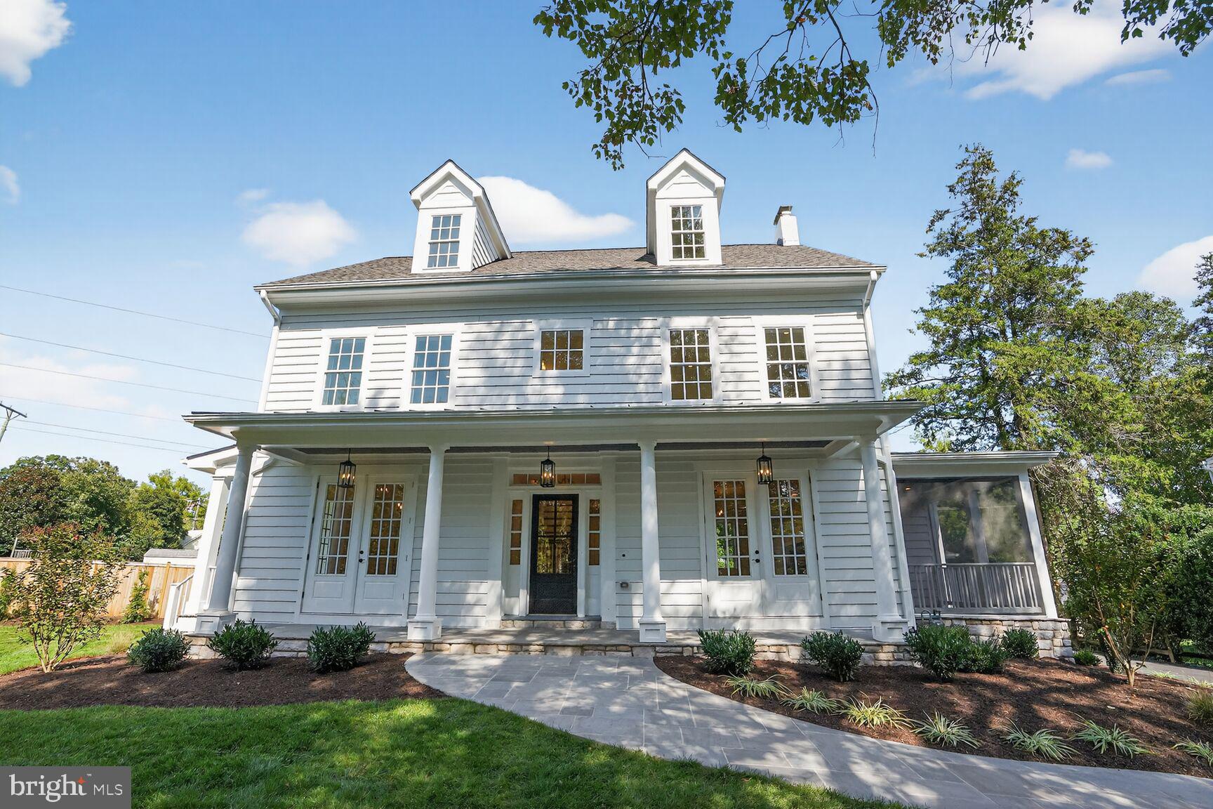 GreenBuilt Homes is proud to present 812 Fulton Avenue, a whole home makeover renovation to this nearly 100 year old City of Falls Church gem.  With its new configuration, the magnificent  home boosts 5 bedrooms, 4 and a half baths, and over 4,000  finished square feet of living space on four finished levels. Originally  built just after the Great Depression along the Washington and Old Dominion Railroad line just blocks off of Broad Street and steps away from the historic St. James Catholic Church, this home was built with grandeur. From its high ceilings when you enter the front foyer, quarter-sewn  oak flooring, magnificent wood burning stone fireplace, side screened in porch with beautiful turned wood columns, dual main staircase with oak newel posts, and detached carriage house garage, to its oversized 13,806 square foot lot with usable rear yard and huge side yard in an unbeatable location, this home now known in the history records as the Walsh home. The recent full renovation of this spectacular home was able to save the charm of the original home and included stripping the existing walls and ceilings to the bare wood framing, replacement of the mechanical, plumbing, electrical systems, a removal and replacement of the attic and roof and more, The charming, new and improved home has achieved Energy Star performance levels and inclusion in the National Green Building Standard at the Silver Level.  Residence meticulously crafted to create warmth with everyday living as well as the ease of enjoyment for those special times for gatherings and or entertaining. Top rated School System. Metro, park, trail,Library, City Farmer's Market, shops, restaurants & other conveniences minutes away. An opportunity awaits to enjoy luxury living in a choice City location. Listing agent has an interest in the property. Please note information regarding Falls Church City Taxes currently based on original dwelling.