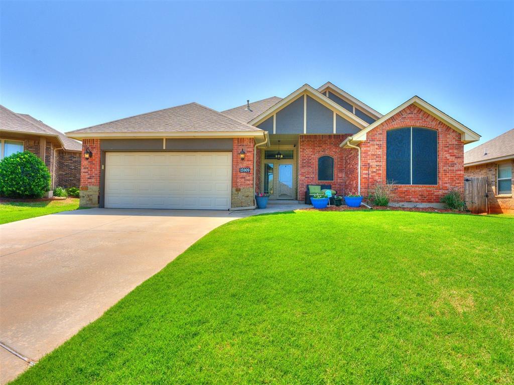 Welcome to 15909 Burkett Circle, located on a quiet cul de sac in the highly sought-after Deer Creek Park neighborhood and award winning Deer Creek School District! This well-maintained 3-bedroom, 2-bathroom home offers an open layout designed for comfortable, easy living. Recent updates include a NEW ROOF (May 24, 2024), a new HOT WATER TANK (March 2024) and freshened interior paint.  Inside, you’ll find beautiful flooring, high ceilings that create an airy feel and energy-saving window screens throughout. The inviting living room centers around a cozy gas fireplace, perfect for relaxing evenings at home. The kitchen features stainless steel appliances, gas stove and nice counter space.  Enjoy family meals in the dining area overlooking the backyard.  Ample laundry room features a pantry area with plenty of storage. A built-in desk/study area is perfect for home office, arts and crafts and homework! You will love the primary suite....a peaceful retreat, complete with a private bathroom offering dual sinks, a large shower, and a spacious walk-in closet. Two more bedrooms and a full hall bath are perfect for family or company.  Whether you are just relaxing or cooking out, the covered patio is a great space! Living in Deer Creek Park is about more than just the home—you’ll enjoy access to a neighborhood pool, scenic pond, walking trails, and a playground, making outdoor fun easy and convenient. Don’t miss this wonderful opportunity—schedule your showing today and make this lovely home yours!