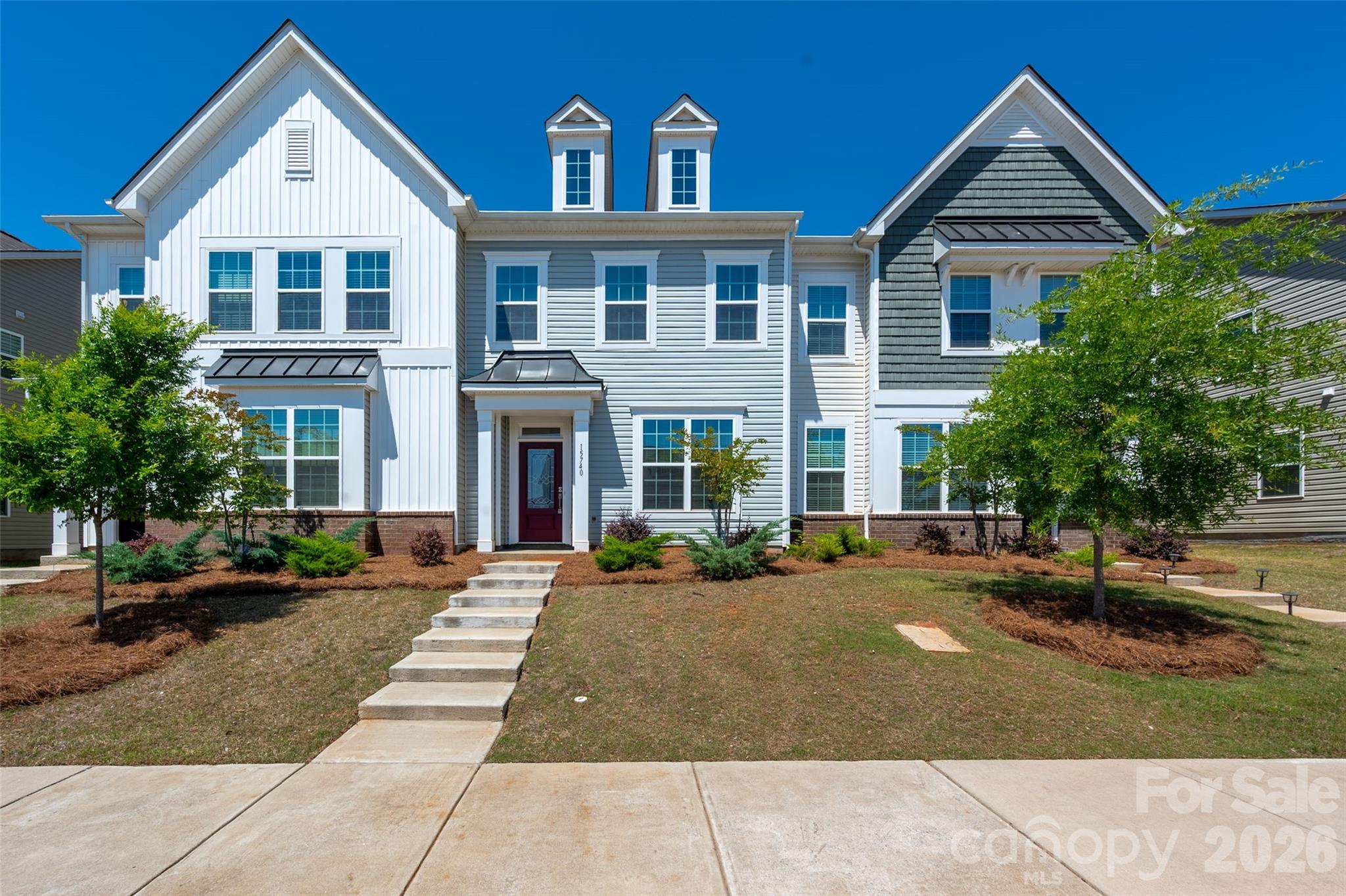 Welcome to the Chateau community of Southwest Charlotte, where style, function, and location come together perfectly. This beautifully updated 3-bedroom, 2.5-bath townhome checks every box, with fresh paint throughout, brand-new carpet upstairs, and EVP flooring on the main level giving the home a clean, move-in-ready feel from the moment you walk in.The heart of the home is a thoughtfully designed kitchen featuring stunning granite countertops, a spacious island perfect for casual dining or entertaining, stainless steel appliances, and a pantry that keeps everything organized and within reach. The open living area flows naturally from the kitchen, making gatherings effortless.Need a dedicated workspace? A private office with French doors offers the quiet and separation you need — whether for remote work, homework, or creative projects.Upstairs, the generous primary suite offers a relaxing retreat, while two additional bedrooms provide flexibility for family, guests, or a home gym. The upstairs laundry adds everyday convenience right where you need it, and the washer and dryer convey, so you can move in and settle in without missing a beat.Outside, enjoy your detached one-car garage, and with the community pool just 100 yards away, summer living doesn't get much easier. Situated minutes from RiverGate Shopping Center, Lake Wylie, and Palisades schools, this location delivers the perfect blend of suburban ease and urban access.Don't miss this one, updated, move-in ready, and perfectly positioned in one of Southwest Charlotte's most sought-after communities.