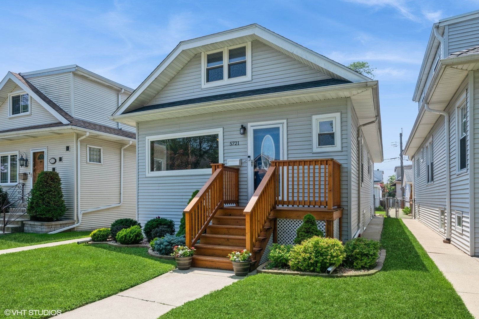 Beautful remodeled home in Jefferson Park in 2017.  Walking distance to Purssing school, Jefferson Park Blue line and Jeff park with swimming pool.   3 Bedroom plus a bonus room upstairs.  Many updates including an  Custom Kitchen W/ Quartz counter tops, island w/ lots of storage, gray waypoint cabinets, custom  tiled back splash,  decorative range hood, all stainless appliances stove 2025, dishwasher 2024, microwave 2024 & refrigerator 2019. Custom-built booth in the  kitchen is great for gatherings. Nicely updated full bath including custom mosaic glass tile design in the shower. 1st floor master bedroom with large custom built walk-in closet. Gorgeous refinished hardwd floors in living rm/formal dining rm and 1st flr bedrms. Huge semi finished basement that has tons of storage. Newer front porch, large back deck with roof perfect for entertaining. Exterior foundation is sealed for added protection from the elements. Hurry this won't last.