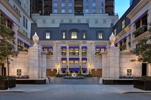Exquisite half-floor residence on the 41st floor of the Waldorf Astoria with stunning lake and skyline views! An impressive, curved entry foyer with domed ceiling welcomes you home and is the perfect place to display sculptural artwork. The great room is large enough for two separate seating spaces and features a gas fireplace and gorgeous views from floor-to-ceiling windows. The living room opens to a separate dining room with southeast corner views and a large, covered terrace. A separate kitchen allows for formal entertaining in the living and dining areas and casual living in the kitchen and family room space. The kitchen has marble counters, ample cabinet space, top-of-the line appliances, a breakfast bar, and includes enough space for an informal dining area and a family room. A powder room is conveniently located just off the front foyer. All three bedrooms are located within the west "wing" of the residence. A sumptuous primary suite features a graciously sized bedroom with gas fireplace, a southwest-facing corner views and a private west-facing balcony, and a custom dressing room. The luxurious, spa-like ensuite bath features a jetted tub with west-facing city views, separate shower, double sink, and private commode. The second and third bedrooms both enjoy sunny, south-facing views and ensuite bathrooms. A laundry room completes this space. Residents of 11 E Walton Condominiums enjoy a private residential entrance, 24-hour door staff, onsite management and engineer, and have full access to the amenities of the Waldorf Astoria hotel including the pool, hot tub, exercise room, sauna, and steam room for no additional charge. One valet parking space is available for $100K. 11 E Walton is ideally located just off Chicago's Magnificent Mile within close proximity to 5-star dining, world class shopping, theaters, nightlife, entertainment, parks, playgrounds, Oak Street Beach, and the lakefront.