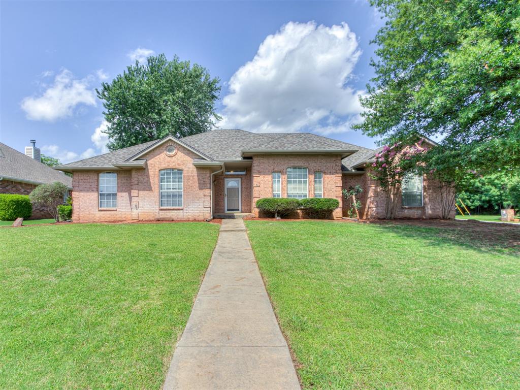 Move-in ready and full of updates! This spacious 2,224 SF home sits on a large corner lot and features 3 bedrooms, 2 baths, and a 3-car garage. Enjoy peace of mind with a brand-new roof, fresh interior paint, updated two-tone kitchen cabinets, new countertops, and a modern backsplash. Originally built as a 4-bedroom, one wall was removed to create an oversized secondary bedroom, offering flexible space for a game room, office, or guest suite. Located just north of Memorial Road off Broadway Extension with quick access to the Kilpatrick Turnpike, you'll love the convenience of getting anywhere in the OKC metro in minutes. If you've been looking for extra space, great updates, and an unbeatable location, this one is worth a look.