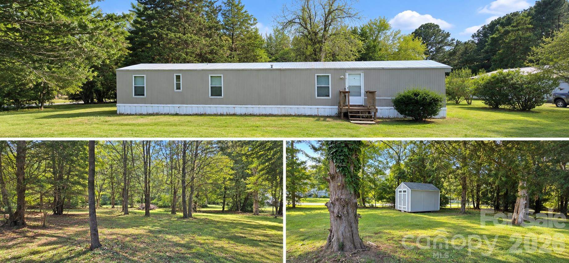 Great opportunity in the heart of Lake Wylie! Situated on approximately 1.5 acres with no HOA, this property offers a level, usable yard and plenty of possibilities for the future. A single-wide mobile home is currently located on the property and has previously been used as a rental, offering potential income while you make plans for the property or prepare to build your future home. The real value is in the land and location.Well and septic are already in place; buyer to verify condition, capacity, and suitability for their intended use. Mobile home and property are being sold AS-IS.Conveniently located near Lake Wylie shopping, dining, grocery stores, banks, Lowe’s, Walmart and everyday conveniences, including the new Harris Teeter currently under development. Located in the highly regarded Clover School District and zoned for the new Lake Wylie High School! Enjoy approximately 1.5 acres, no HOA, an established homesite, and the opportunity to create something of your own in one of Lake Wylie’s most desirable areas. Come see the possibilities and discover what Lake Wylie living has to offer!