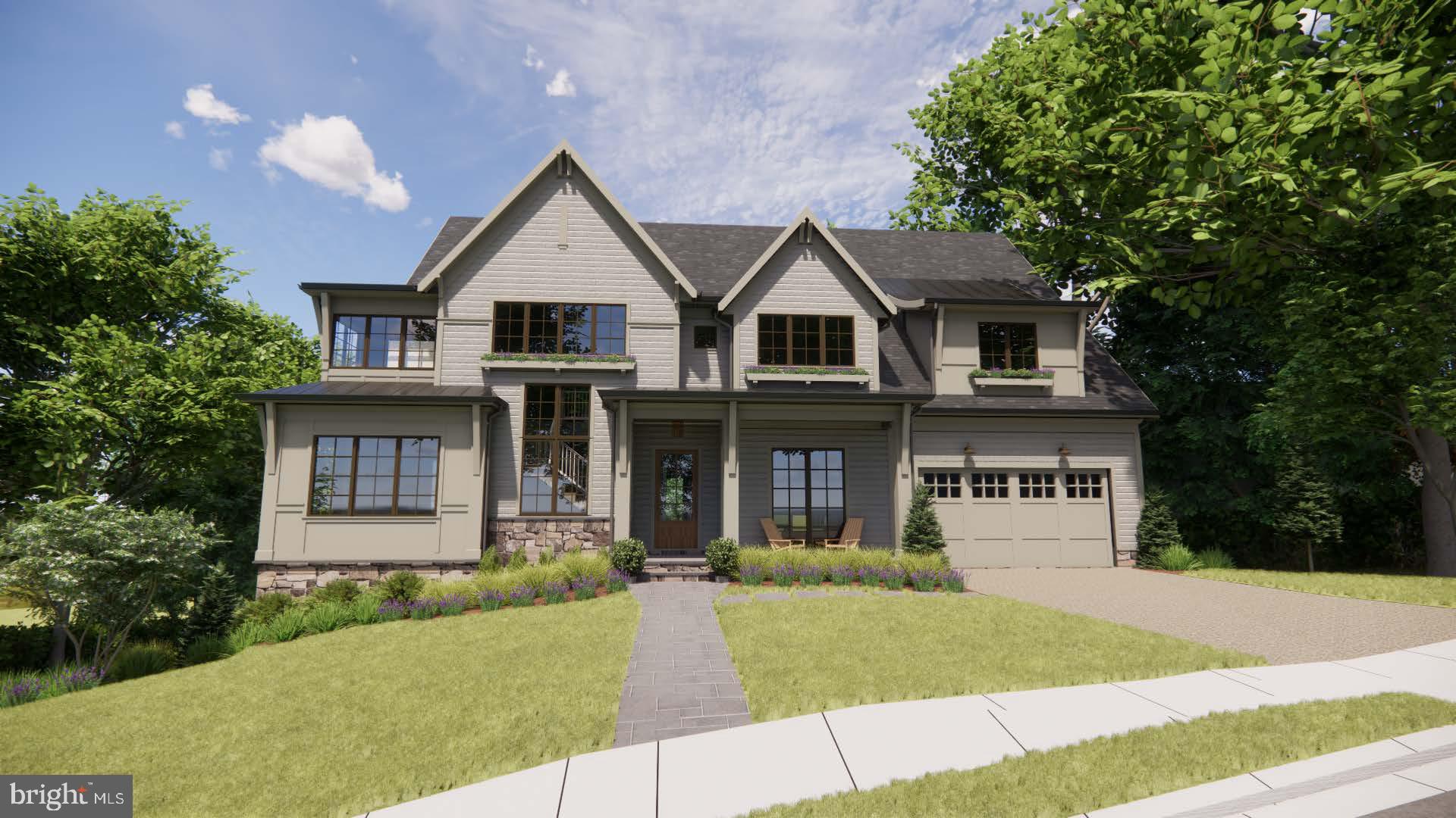 Experience elevated living in this to-be-constructed BCN custom estate in Country Club Hills, one of North Arlington’s most coveted enclaves, just minutes from Washington, DC, Tysons, and Clarendon. Perfectly positioned on a quiet, tree-lined cul-de-sac, 3500 N. Abingdon Street will embody refined architecture and bespoke finishes.Spanning nearly 8,000 square feet, this 6 bedroom, 6bath, 2 half bath residence showcases an open and airy layout with soaring ceilings, expansive windows, and a two-story vaulted family room anchored by a striking stone fireplace. A grand foyer introduces a showcase dining room with floor-to-ceiling windows, while across the hall, a private study is tucked away with custom built-ins offering an inspired home workspace. A formal parlor, complete with French doors, built-ins, and a fireplace, connects gracefully to the main living area—creating an elegant yet versatile flow ideal for gatherings large or small.  This space of the home provides flexibility for those buyers needing a main level bedroom, dual study or main level playroom space.  The gourmet kitchen is where design and livability unite, featuring an oversized island, 48-inch range, butler’s pantry, and handcrafted cabinetry tailored for both style and function.  Tucked discreetly away from the home’s main entertaining spaces, the hardworking mudroom provides seamless access to the three-car garage and private backyard. Outfitted with a lovely locker system, secondary powder room, and back stairway to the upper level, it’s a beautifully organized transition zone that balances refinement and practicality.Throughout the home, wide-plank white-oak floors, custom millwork, and thoughtfully curated finishes create moments that invite pause—each detail a testament to the grace and intention behind every decision.Upstairs, the primary suite retreat impresses with a vaulted ceiling, spa-like bath with freestanding soaking tub, and expansive dual walk-in closets. Each of the four additional bedrooms features its own ensuite bath and walk-in closet. At the top of the striking stairhall, a sunlit family lounge—finished with custom bookcases—serves as a serene point of connection, perfect for quiet mornings or unwinding at day’s end.The lower level delivers flexible luxury: a light-filled recreation room opening to the grotto lounge and covered patio, a wellness room with optional sauna, a bar with wine cellar, and a true home theater or storage area. A private guest suite provides comfort and independence for long-term guests or an au pair.  An additional powder room on this level enhances the practicality of the space.Outdoors, enjoy multiple entertaining spaces, including a screened porch, elevated deck, and covered grotto lounge, all overlooking the 0.38-acre landscaped backyard—a setting ideal for a pool, spa, or two-story pool house/garage combination.Constructed with high-efficiency systems, Low-E windows, and advanced HVAC design, this home delivers both sustainability and superior comfort.  Floor plan has been designed to accommodate an elevator.  Finish options are endless but can also be hands off, trusting the BCN team who has perfected this level of luxury home.  Fall 2026 Completion.  Financing structure flexibility.  Reach out to discuss, walk the property or tour a model home.   A rare opportunity to own a turn-key, custom BCN estate in Arlington’s most prestigious neighborhood, 3500 N Abingdon Street offers timeless design, modern innovation, and bespoke craftsmanship—a residence as distinctive as those who will call it home.