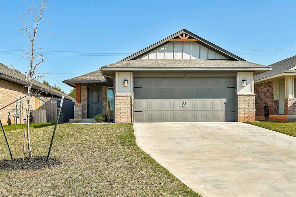 Such a cozy home waiting for you!  Open concept living with plenty of room to entertain. The kitchen is the heart of this home with quartz counter tops, large gorgeous island with ample room for prepping, beautiful tile backsplash, custom cabinets, and stainless steel Samsung applicance.  This home comes with a refrigerator and washer/dryer. The primary bedroom is separate from the two secondary bedrooms.  Castleberry neighborhood offers many amenitiest: pool, clubhouse with fitness center and playground.  Move in ready!  Looking for a first home, downsizing, or a rental ? This is the ONE! Call for a showing today! (Virtual staging on a few photos).