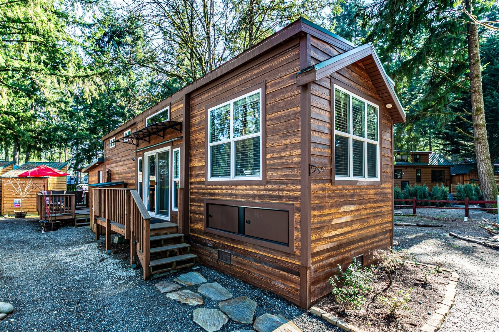 Welcome home to Lost Lake Resort year round living at its finest. Resort living with minimal maintenance. Community features Private Beach, Community Pool, Trails, Club House, Pickle Ball, and More.