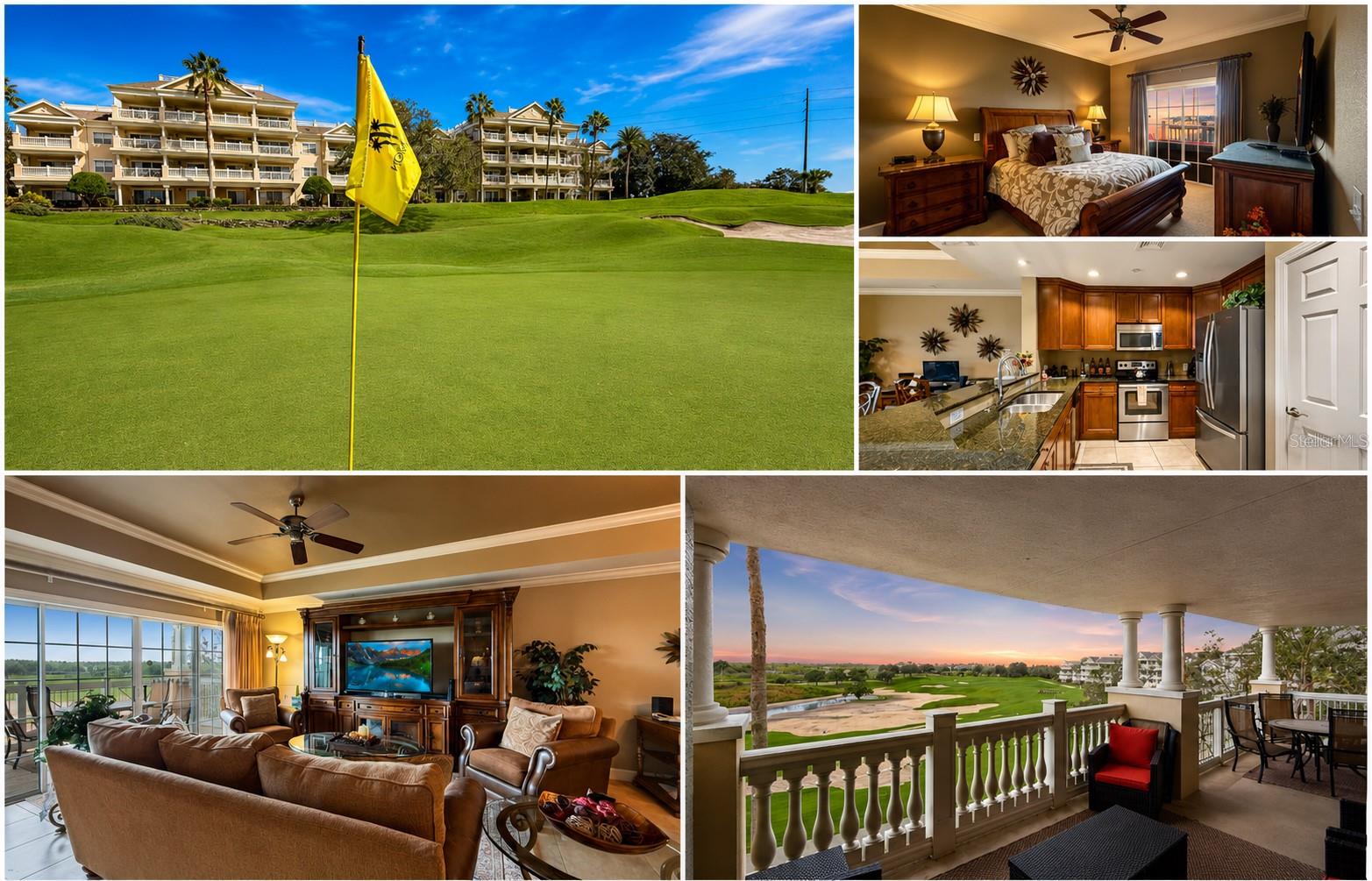 Major Price Improvement, Condo Is Open To View Today, - FURNITURE INCLUDED.... You Deserve To Enjoy The Very Best That Reunion Resort Has To Offer. This Stunning Condo Combines Impressive Luxury With A Premier Central Location — Right In The Heart Of Reunion Resort And Just Steps From Top-Rated Restaurants, Golf Pro Shops, Community Pools, Tennis Courts, Miniature Golf, The Fitness Center, And The World-Class Water Park. This Spectacular 3-Bedroom, 3-Bath Residence Showcases Breathtaking Sunsets And Panoramic Views Of The Arnold Palmer Signature Golf Course From One Of The Largest Covered Balconies In The Entire Community — The Perfect Spot To Relax And Unwind.  Lovingly Maintained And Exclusively Used By The Owners As A Private Vacation Retreat, This Condo Is Being Offered Fully Furnished With High-End Baer’s Furniture, Ensuring Every Detail Is In Pristine, Like-New Condition. Recent Upgrades Include A Premium Air-Conditioning System And An Upgraded Refrigerator (Just Two Years Old) Saving You Thousands.  Reunion Resort Is A Short-Term Rental Community That Allows You The Option To Live Here Full Time Or Simply Put It Into A Rental Program To Earn Top Rental Income.  Reunion Resort Is Just Minutes Away From Walt Disney Parks And The Other Major Orlando Attractions, Some Of The Best Beaches In The World, And Orlando International Airport. The Resort Has 12 Community Pools, 3 Signature Golf Courses (Palmer, Watson, Nicklaus), Multimillion Dollar Water Park, Several Onsite Restaurants, 2 Golf Pro Shops, Six Hydro-Grid Clay Tennis Courts, A Full-Service Spa, And A Miniature Golf Course.