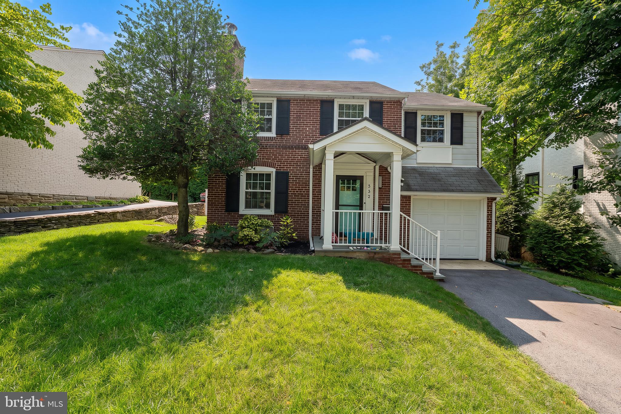 Welcome to 532 Ott Rd, a charming, updated 3 bedroom 1 & 1/2 bath colonial home. This home is move-in ready with lots of natural light and character. Enter through the front door to the large living room with a wood burning fireplace and built-ins. The open floor plan leads to a spacious dining room with new hardwood floors throughout. The dining room opens to both the kitchen and a light filled sun room with new mini-split HVAC and access and lovely views of the fenced in backyard. The updated kitchen has ample cabinets and counters, stainless steel appliances and updated flooring. A half bath and additional door to backyard are located to the rear of the kitchen. The second floor consists of three bedrooms and an updated full bathroom. Towards the front of the home is your large master bedroom with extra built in storage and book shelves. The second and third bedrooms each have lovely built-in bookshelves, storage and desk space. New hardwood floors have been installed throughout the second floor. The basement was fully renovated in 2022 including room to relax, additional storage and a large laundry area. The attached one car garage, private driveway and lovely landscaping round out this great home. The fully fenced in back yard has a well kept lawn and patio. Additional updates include grounding the electrical outlets (2021), repointing the exterior (2021), a new garage door (2021), repaved driveway (2022), new water heater and washing machine (2022) and a new dryer, dishwasher and oven (2023). Well positioned to schools, the library, parks, the bike trail, restaurants, shops, grocery stores, Rt 76, Montgomery Ave, Septa Regional Lines (Cynwd and Narberth stations) and much more. Please note public records does not include finished basement or rec room. *Showings start noon Friday 8/14*