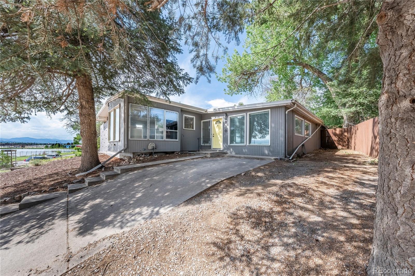 Some homes have a view. This one has mountain views AND water views on one of Englewood's most coveted streets — and that is just the beginning.4770 S Mariposa Drive is a classic mid-century modern with the kind of architectural character that simply cannot be replicated. Clean lines, a signature roofline, clerestory windows, and a bold personality that stands apart from everything else on the market. Inside you will find three bedrooms, a full bathroom, and a private half bath off the primary bedroom. The unfinished basement offers a clean slate — storage, a gym, a workshop, or future finished living space, the choice is yours.Mariposa Drive is a street that Englewood buyers know by reputation. The mountain views stretch to the horizon and the water views bring a tranquility to daily life that most neighborhoods simply cannot offer. Homes here rarely come available and this one has been professionally deep cleaned and is ready to show.Walking distance to parks and just minutes to light rail, shopping, dining, and downtown Denver. This is Colorado living at its best.Some homes have a view. This one has mountain views AND water views on one of Englewood's most coveted streets — and that is just the beginning.