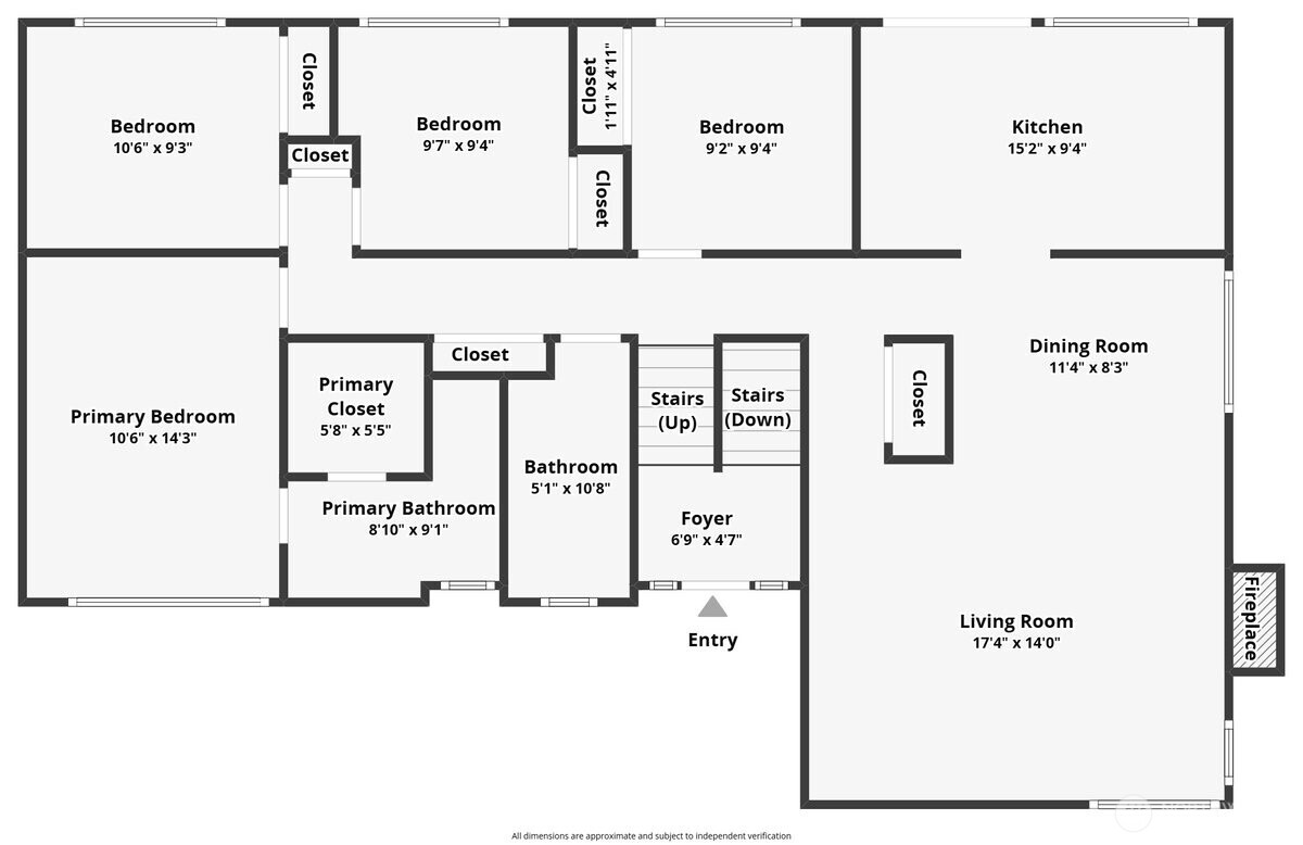 Upstairs Floor Plan