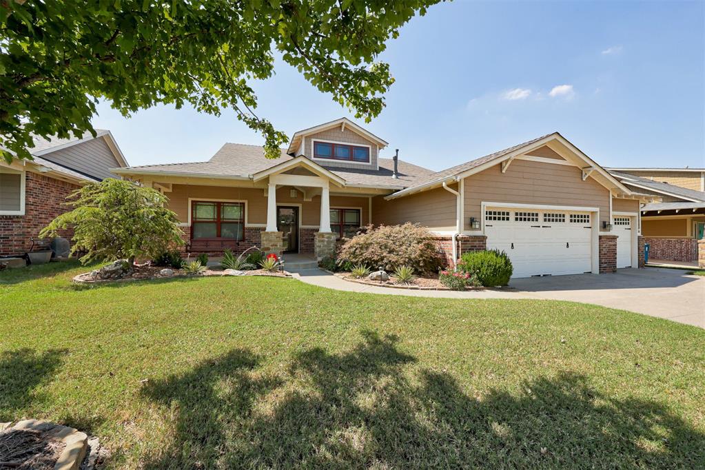 Welcome to this beautifully maintained Craftsman-style home located in the highly sought-after Arbor Creek community in East Edmond. Nestled on a quiet street, this home exudes warmth and character with stunning woodwork throughout and thoughtful architectural details.

Inside, you'll find an open and inviting floor plan featuring a spacious living area, two dining spaces perfect for entertaining, and a dedicated home office ideal for remote work or study. The large kitchen offers ample storage and prep space, making it a dream for home cooks and hosts alike.

With three generously sized bedrooms, a three-car garage, and an in-ground storm shelter, this home combines comfort with peace of mind. The HVAC system is only one year old, offering modern efficiency and reliability.

Enjoy the convenience of being just minutes from top-rated schools, shopping, dining, parks, and scenic trails. With easy access to major roads, commuting is a breeze.

Don’t miss the opportunity to own this exceptional home in one of Edmond’s most desirable neighborhoods!