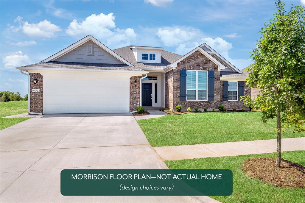 Discover a stunning 4-bedroom home that is perfect for productivity and relaxation! The elegant kitchen features quartz countertops and built-in appliances, including a gas range. Enjoy the cozy ambiance of wood flooring and a fireplace in the main living areas. The spacious primary suite offers a luxurious bath with a quartz vanity, soaking tub, tiled shower, and a walk-in closet with seasonal storage. Plus, a convenient three-car tandem garage! This home has it all!Red Canyon Ranch features scenic views, rolling hills, a playground, and peaceful walking trails surrounded by Norman's unique landscape. Residents of Red Canyon Ranch love the convenient location close to the University of Oklahoma and I-35.Energy efficiency is guaranteed through our partnership with Environments for Living, ensuring predictable heating and cooling costs with potential reimbursement if usage exceeds expectations. With our Your Way incentive, you can enhance your home with options like a storm shelter, full home blinds, or apply the credit toward closing costs or interest rate buy-downs.Included features:*Peace-of- mind warranties*10-year structural warranty*Guaranteed heating and cooling usage on most Ideal Homes*Fully landscaped front & backyard*Full Guttering*Fully fenced backyard. Floorplan may differ slightly from completed home.