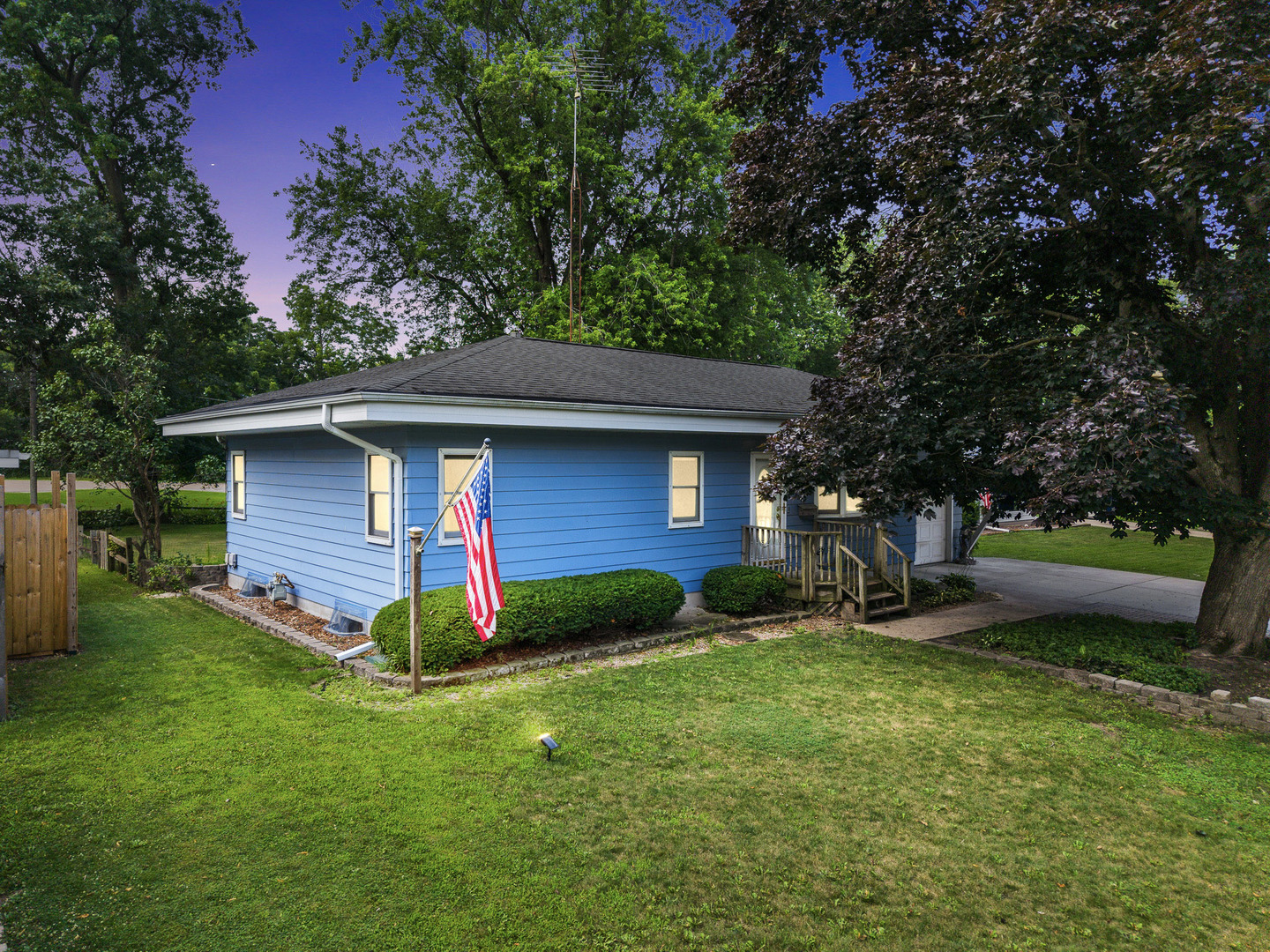Welcome home to this beautifully maintained 3-bedroom, 2-bath charming ranch-style home located on a peaceful cul-de-sac. The move-in-ready home offers the perfect blend of comfort, style, and functionality.  Step inside to find gleaming hardwood floors in the living room and bedrooms, and an open, light-filled layout. The completely renovated kitchen (2018) is a standout feature, boasting soft-close cabinetry, sleek hard surface countertops, stylish backsplash, stainless steel appliances, and modern undermount lighting and fixtures. All electrical and plumbing were updated during the renovation for added peace of mind.  The main floor full bath was tastefully remodeled, offering modern fixtures and finishes. Bedrooms are generous and offer closet space. Downstairs, the partially finished basement expands your living space with a large rec area, a full bathroom, laundry, storage, and two additional rooms-ideal for a home office, gym, or flex space we all appreciate.   Enjoy the convenience of the deep, heated 1-car attached garage with a built-in work area-perfect for hobbies or extra storage. Step outside to relax or entertain on the concrete patio overlooking a large, beautifully landscaped yard that's been lovingly maintained over the years.  Additional updates and thoughtful upgrades throughout make this home a must-see. Whether you're starting out or downsizing, this home offers the space, quality, and comfort you've been searching for.