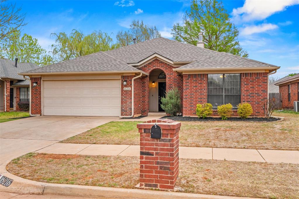 Tucked into an established Edmond neighborhood, this beautifully updated home offers a fresh, inviting feel from the moment you walk in. Natural light pours through oversized windows, creating a bright and open atmosphere that makes every space feel warm and welcoming. The layout is both functional and well designed, with a private primary suite positioned at the back of the home and secondary bedrooms located toward the front. The primary ensuite bathroom features an oversized walk in shower, adding a touch of everyday luxury to the space. Recent updates include fresh interior paint and new flooring, giving the home a clean, cohesive look throughout. The kitchen has been thoughtfully remodeled with updated finishes and a stylish backsplash, while both bathrooms have been fully renovated with a crisp, modern feel. With its thoughtful updates, comfortable layout, and convenient access to shopping, dining, and everyday essentials, this home is truly move in ready. Schedule your private showing and experience it for yourself!