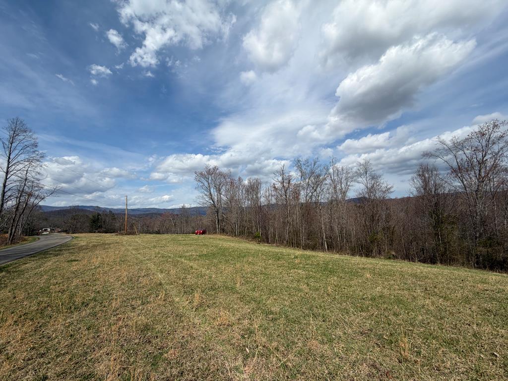 5 acres. Approximately 1 ac cleared and 4 ac wooded. Fronts on state paved road (Sky View Drive) Land is rolling. Several good building site. Long range views towards Blue Ridge Parkway and Blue Ridge Mountains. Stream on North West side of the property. 15 minutes to Mt Airy, NC. 25 minutes to Stuart, VA.