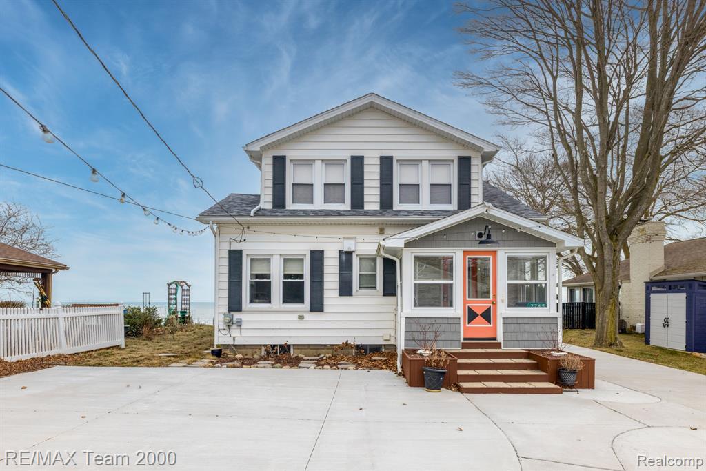 Amazing Lake Huron views, Birch Beach! Completely updated 4 Bedroom, 2 Bath oasis with 60 Ft of shoreline. Open-concept main floor living, dining & kitchen areas with lake views. Custom kitchen w/ large Island! Main Floor Den/Office (currently being used as a bedroom) 1st floor laundry! Upper Level boasts the Lakeside Primary Bedroom Suite w/private Lakeside Balcony! Custom Primary Bath w/gorgeous walk-in shower & heated tile floor! Two Additional Upper Bedrooms! Whole House Generator, spray foam insulated/energy efficient, city water/sewer, natural gas heating, & central a/c (2 units). 1.5 Car Detached Garage plus a Shed for the Beach Toys! Plenty of parking, all new concrete driveway and front, spacious lakeside patio with beautiful new awning, new safety fence. New Steel Seawall over past five years independent from neighboring walls with Steel Wing Walls on N&S sides. Neighboring walls do not impact this home! Come Experience Lexington Lake-Life!OPEN HOUSE SUNDAY 1-3