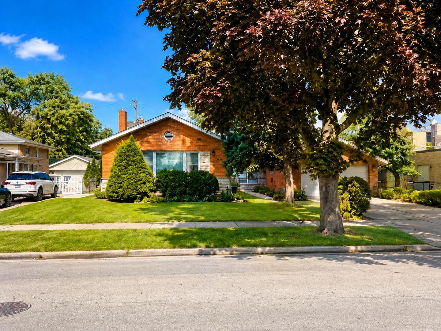 Welcome to this solid brick-and-stone home located in a desirable La Grange Park neighborhood. The property has a timeless character, quality construction, and numerous important updates throughout.    The main level features beautifully refinished hardwood floors, a spacious living area, and a classic wood-burning fireplace. The kitchen and bathroom were completely gutted and remodeled approximately six years ago. At that time, the home also received all-new copper plumbing.    The finished basement provides additional living space and for a recreation room, home office, exercise area, or guest space/bedroom. Additional improvements include a new furnace and central air-conditioning system installed approximately two years ago, a new washing machine purchased two months ago, and a new roof scheduled for installation.    The property also includes a durable brick garage and has a convenient access to nearby schools and community amenities. An elementary school and science center are located less than one block away, making this an excellent location for families.    This well-maintained home combines classic brick construction, modern mechanical updates, generous living space, and an excellent location. A wonderful opportunity to make La Grange Park your new home. Some photos have been virtually rendered.