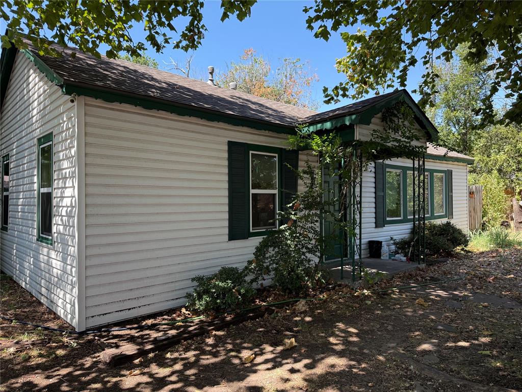 Home has lots of newer items.  Roof is 3 years old, hot water tank is 1 year old, central heat & air are about 5 to 6 years old.  Windows are double pane & there's vinyl siding.  There are 2 newer sheds in the backyard.  Half bath & 2 walk-in closets were added to home over 20 years ago, adding 120 sf.  Refrigerator stays with home.  Home needs some TLC, but priced accordingly.  Located not far from downtown Norman area.   Home is being sold as is.  Please come check it out soon!