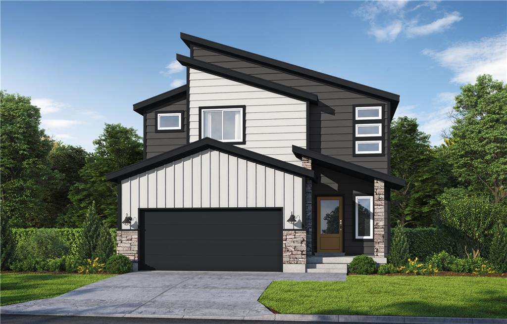 *Ready in time for Christmas - Purchase now (before sheet rock) and personalize your color/finish selections* This Jasmin 1.5 story blends an exciting contemporary exterior with a well-planned design to provide a home that is aesthetically elegant and functionally efficient. Inside, the open-concept main level is designed for comfort, quiet moments, and entertaining friends or family in a living space built for connection from all area and outfitted with stylish finishes, fixtures and hardware. The rear-positioned living room with on-trend fireplace wall flows seamlessly into the dining area and kitchen where a large center island, walk-in pantry, generous cabinetry and designer-selected and upgraded finishes provide both beauty and practicality. Tucked privately on the main level, the large dual entry primary suite offers a relaxing retreat with a well-appointed bath and abundant closet space. Just off the garage entry, a convenient mudroom with built-in bench and adjacent laundry room (accessible from the primary closet) keeps daily life organized and efficient. Upstairs, you’ll find three additional bedrooms, each with its own walk-in closet, along with a large hall bath and a versatile loft area ideal for central study space, a play area or even a book nook. The open-to-below stair design enhances the entry’s light and dramatic feel. Step outside to the covered deck, perfect for enjoying the green space beyond and future screened-in flexibility.  Ask about adding a lower level finish with a 5th bedroom, 4th bath, and large rec room for 940 additional square feet (3120sqft total)! Located in sought-after Creekmoor, residents enjoy a championship golf course, the best clubhouse and amenities complex in KC with 3 pools, a fitness center, tennis/pickleball/basketball courts, walking trails, stocked lake, convenient access to shopping, dining, everyday essentials and more!
