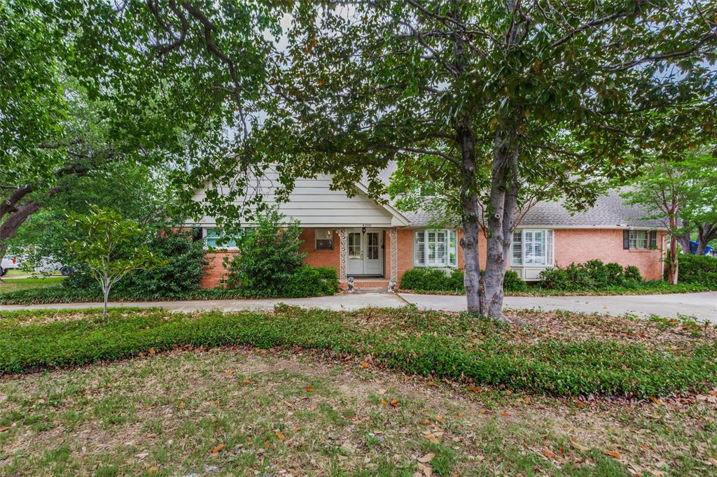 NEW PRICE AND EASY TO SHOW! Located near Foster Park and zoned for Overton Park Elementary, this updated home is ready for new owners. From the replaced engineered white oak flooring, most windows replaced, updated kitchen and all the updated bathrooms this serene home just keeps on delivering! The sun-filled living and dining room with wine refrigerator overlook the circular drive and native flower front yard. The kitchen with gas cooktop and SS appliances features a substantial island with breakfast bar and overlooks the family room with gas starter fireplace. The mudroom delivers with a pantry area, microwave drawer, full sized washer and dryer closet with washer & dryer remaining and great storage. The downstairs primary bedroom has a newly added ensuite bathroom. Also on the 1st floor find a 2nd bedroom with ensuite bathroom currently used as an exercise room. Upstairs are 2 more spacious bedrooms, lovely hall bathroom and reading nook. The garage has a workshop area and storage closet.