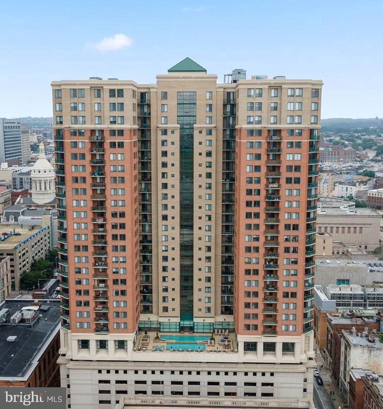 Live the Baltimore lifestyle you’ve been dreaming of at 414 Water Street! This inviting 1-bedroom, 1-full-bath condo offers 630 sq. ft. of comfortable living with beautiful wood floors, granite countertops, and a cozy gas fireplace. A covered garage parking space and an on-site concierge add exceptional convenience to this unit. Enjoy resort-style amenities including an exterior in-ground pool, exercise room, party room, multi-purpose room, and business center. This unit's location is near the Inner Harbor, waterfront dining, shopping, entertainment, and public transportation, making it easy to enjoy everything downtown Baltimore has to offer. Perfect for a full-time residence, a business convenient apartment, or a city retreat—come see why Unit 2306 should be your next rental home!