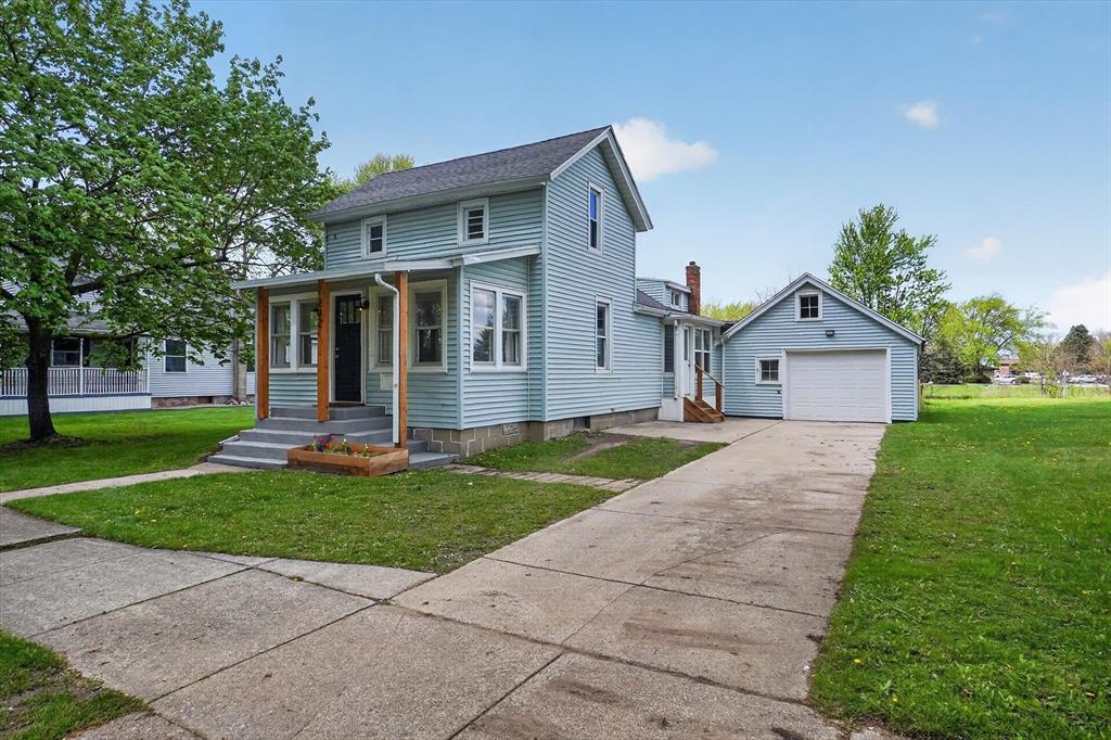 HIGHEST AND BEST BY FRIDAY 5/8/26 AT 9PM. If youre looking for charm in a small-town setting, 202 Floral Ave delivers. The thoughtfully designed floor plan flows seamlessly from the living room to the dining area and into the kitchen, creating a spacious feel beyond its square footage. This three-bedroom, one-bath home offers more than meets the eye, with additional bonus spaces including an upstairs office, enclosed porch, a side-entry sitting room, and a generously sized main-floor laundry area. Fully updated in 2023, the home combines modern appeal with everyday functionality. A large attached garage and a third-acre fenced yard provide even more versatility. All of this located within walking distance to coffee shops and the library. 202 Floral is a home that checks a lot of boxes, come take a look! Back bedroom is non-conforming. Square footage is estimated.