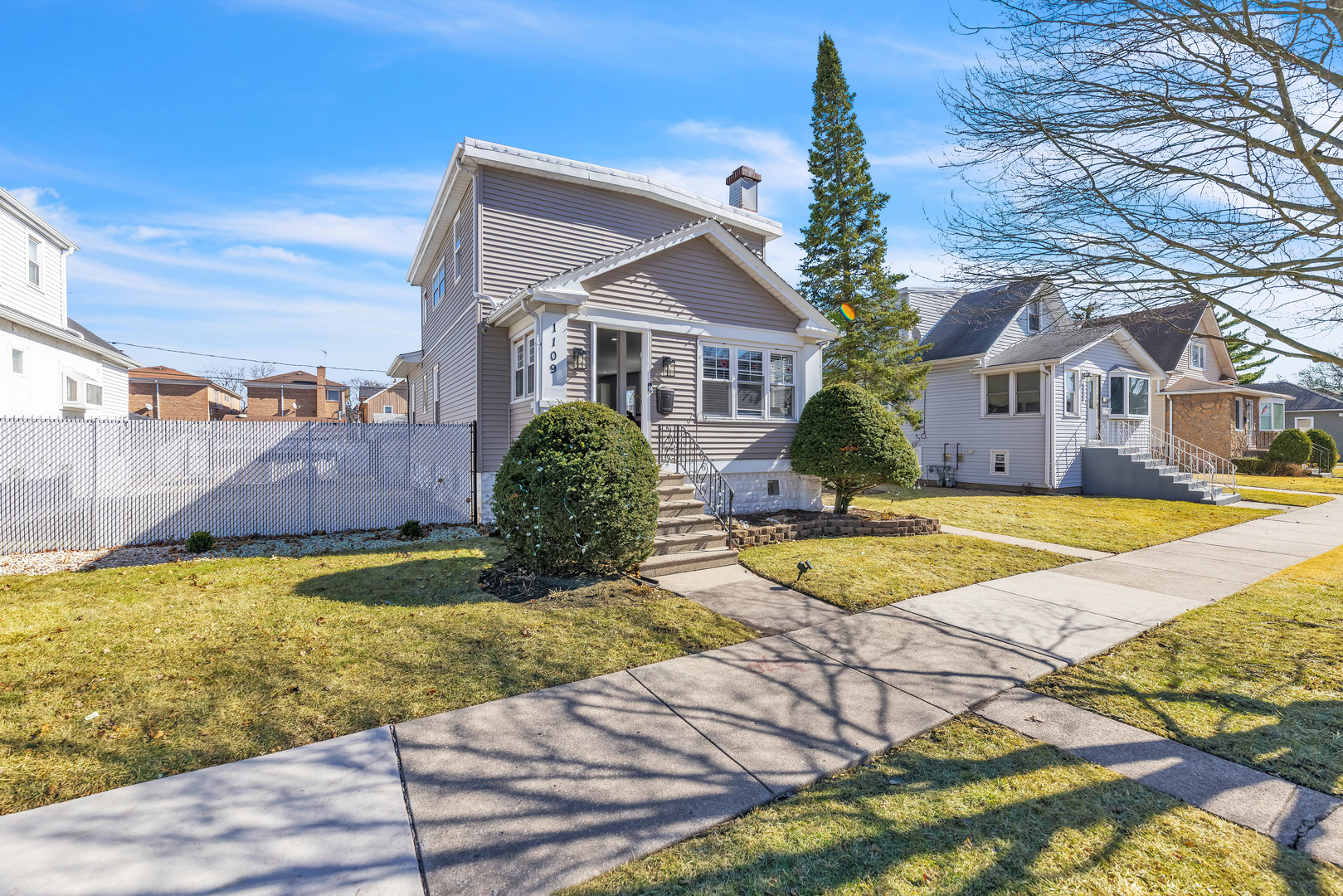 Welcome to this beautifully rehabbed and spacious home in the heart of Melrose Park! Featuring 5 bedrooms plus an additional bedroom in the lower level, this property offers flexibility for large families, or even additional workspace options.  Sitting on a rare double lot, this property provides exceptional outdoor space perfect for entertaining, gardening, expansion possibilities, or simply enjoying extra privacy. Properties with this much land are hard to find in Melrose Park.  The home has been thoughtfully updated with modern finishes throughout, offering a true move-in ready experience. Enjoy a bright and open layout, updated kitchen and bathrooms, and a finished lower level that adds valuable living space.  In addition, the 3-car garage provides ample room for vehicles, storage, tools, or hobby space a huge plus for buyers needing extra parking or workspace.  Located near schools, parks, shopping, and major expressways, this home combines size, updates, and land a rare opportunity in today's market.  Whether you're upsizing, investing, or looking for multi-generational potential, this one checks all the boxes.   Schedule your private showing today homes with this much space and lot size don't last long in Melrose Park