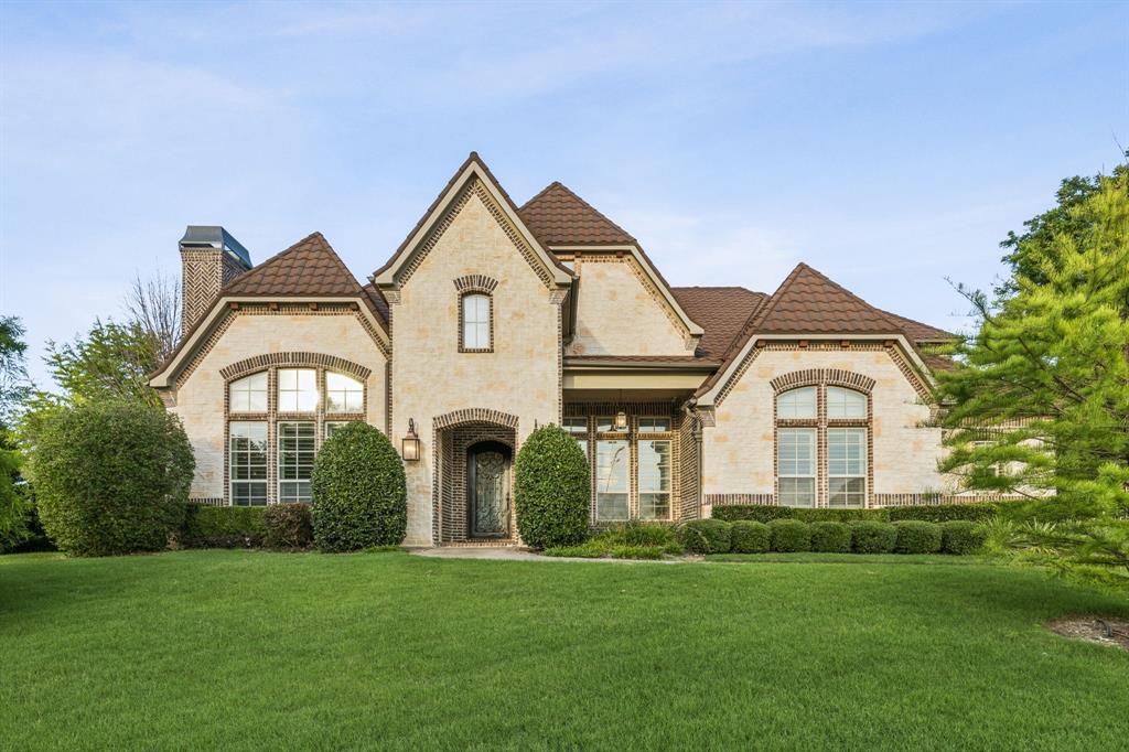 Ready to fall in love with this beautifully maintained M. Christopher custom home in the gated Cantera community. One spacious great floor plan, all 5 bedrooms downstairs with their own ensuite baths, 3 living areas creating comfortable, multi-functional spaces for your family, and 1 bonus upstairs area exclusively as the media room. A chef's dream kitchen in a gorgeous marble island serving family parties with Thermador Pro series 6-gas burners and its oversized refrigerator, stainless steel double oven, extensive cabinets into the butler's pantry, iron gate wine cellar, mud area to walk in pantry, laundry room with an electric cooktop, sink, and ample room for a refrigerator. Elegant chandeliers, timeless plantation shutters, nice window coverings bring out the natural light to all areas, relax in the backyard paradise, grandeur outdoor living center, tranquility pool, spa oasis, double triple oversized patio, and endless enjoyment here. A 50-year warranty metal roof, electric gated driveway. Zoned for Plano ISD schools, convenient living within the proximity to the Breckenridge Parks, walking trails, golf courses, easy access to prime locations of Richardson, Texas, HWY 75, and Pres George Bush Turnpike. Seller's Limited Time Offer: Execute a contract before December 18, 2025 and receive $10K for rate buydown or to use towards buyer's closing cost. This beautiful home is ready for your family!!