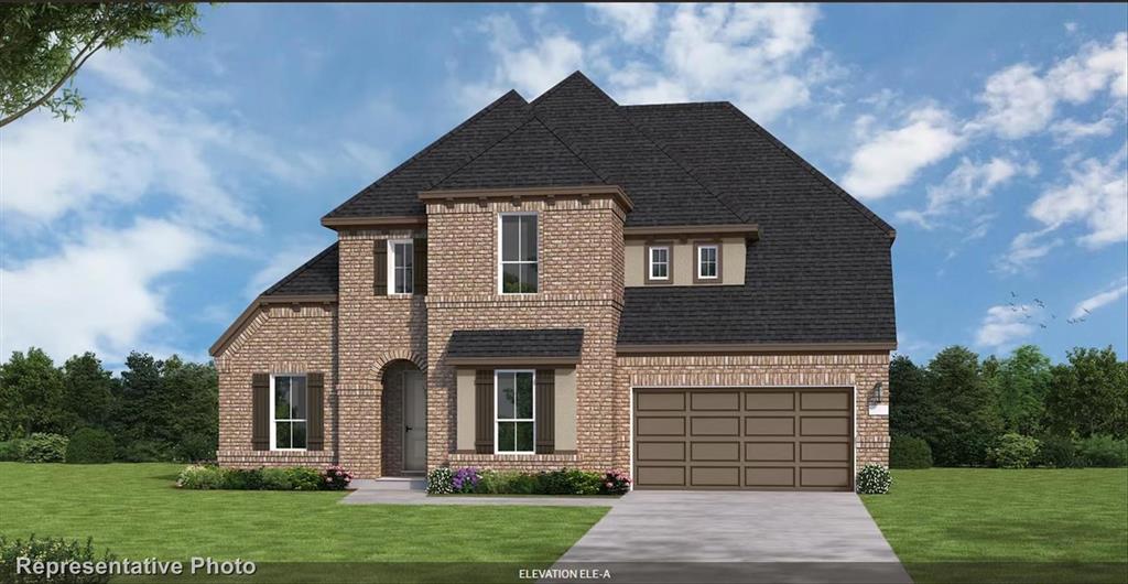 MLS# 21274545 - Built by Coventry Homes - May 29 2026 completion! ~ Welcome to this stunning north-facing 60’ homesite featuring 3,834 square feet of thoughtfully designed living space. This spacious plan offers an ideal blend of elegance and comfort with a 3-car garage, dedicated media room, and a cozy fireplace that anchors the open-concept great room. Soaring ceilings and abundant natural light create an inviting atmosphere, while the chef-inspired kitchen with an oversized island seamlessly connects to the main living and dining areas—perfect for entertaining. The private primary suite provides a relaxing retreat with a spa-like bath and generous walk-in closet. Designed for indoor-outdoor living, the Texas-sized covered patio offers plenty of space for gatherings, grilling, and enjoying beautiful evenings year-round. With its desirable north-facing orientation and exceptional layout, this home delivers both curb appeal and everyday functionality. Schedule your tour today!