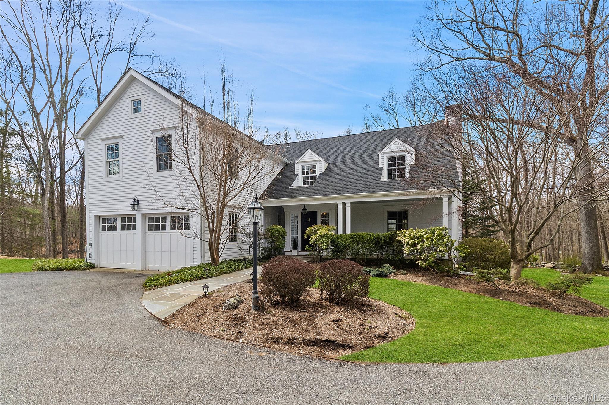 Welcome to 34 Turner Drive South -- an expanded and gracious 4-bedroom, 2-1/2 Bath, Farmhouse Colonial nestled at the end of a private drive. This special home is set on over an acre of flat, private property, surrounded by towering trees and tranquil woods. The interior features 3 fireplaces, custom millwork, hardwood floors and classic architectural details. The main level has a gracious Living Room w/wood-burning fplc, Dining Area that opens to large Family Room w/built-ins, gas fplc and French doors out to a wonderful, expansive screened-in porch; Kitchen w/large eat-in area, a third fplc and doors out to screened-in porch; Office and Powder Room. Upstairs you will find a generous-sized Primary Bedroom Suite w/large Bath and walk-in closets, three additional Bedrooms, recently renovated Hall Bath and Laundry. New Roof (2023), New Furnace (2022) and new Marvin windows throughout. A truly exceptional home.
