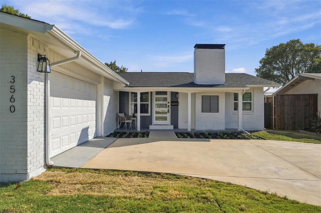 Completed with an impressive collection of upgrades, this stunning property showcases refined finishes, contemporary elegance and attention to detail throughout. Freshly laid Bermuda sod in the front yard, a new roof and windows create a beautifully refreshed exterior creating an inviting first impression. Inside, an extensive transformation unfolds, featuring new tile and carpet, updated light fixtures and fresh interior and exterior paint. The fireplace has newly installed stone creating a warm and inviting focal point, adding texture and character to the living space. The beautifully updated kitchen makes a statement with new quartz countertops, stainless steel appliances and updated cabinet hardware, delivering a polished aesthetic. The bathrooms feature new vanities, mirrors, updated fixtures and refreshed tile finishes. This home offers convenient access to I-635 and the surrounding North Dallas corridor. Its desirable location provides connectivity to major locations, including The University of Texas at Dallas, Dallas Love Field Airport and Medical City Dallas Hospital. Nearby Vitruvian Park known for its seasonal events, scenic trails and outdoor recreation further enhances the appeal of this desirable location.