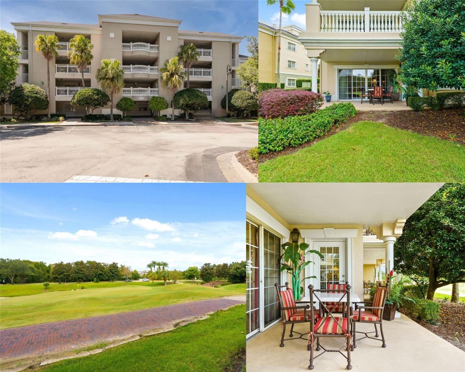 ***ACTIVE MEMBERSHIP*** Check out this beautiful first floor TURNKEY unit in CENTRE COURT RIDGE! This unit has an AMAZING VIEW located right off the 13th GREEN OF THE TOM WATSON SIGNATURE GOLF COURSE! This FULLY FURNISHED unit is priced to sell! This condo is an “END UNIT” which are the most SAUGHT AFTER considering they have side windows that allow the natural FLORIDA SUNLIGHT to pour through! END UNITS also get to enjoy a personal storage unit the right of the front door. These PRIVATE CLOSETS are excellent for keeping your golf clubs, bikes and boogie boards, etc. This unit also sits on the first floor which means no stairs to worry about when lugging in groceries for the family etc! Though this unit is on the first floor, it is also lifted about 10 feet above the golf course allowing for an amazing view of the green! The kitchen is fully equipped with stainless steel appliances and granite countertops. EVERYROOM in the unit connects to their own bathroom. The MASTER SUITE has 2 walk-in closets & a large tub with separate shower and dual sinks. CENTRE COURT RIDGE is known to have the ideal location! WALKING DISTANCE to the Tennis complex, MINI GOLF COURSE, CENTRE COURT RIDGE COMMUNITY POOL, SEVEN EAGLES COVE, REUNION GRANDE & the Restaurants within! Walk to STARBUCKS in the morning! REUNION’S Proximity To All The Major Theme Parks Especially Disney World Being Just 2 Exits Away, Makes This Vacation Community A Top Choice For Visitors Of All Ages. If You Are Looking To Take A Few Golf Swings While On Your Vacation You Can Take The Challenge On Any Of The 3 World Class Championship Golf Courses Designed By Arnold Palmer, Tom Watson And Jack Nicklaus That Are Located On Site. Hungry?, Why Not Step Into One Of The 5 Onsite Restaurants That Go From Hamburgers At The Cove To Fine Dining At Eleven And Everything In Between. There Are 12 Pools In The Community Including Multimillion Dollar Water Park With Lazy River & Water Slide. Schedule your showings today!!