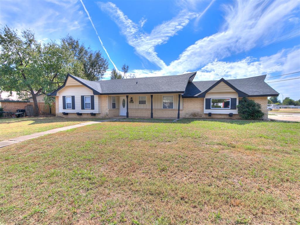 Welcome home to this beautifully updated 3-bedroom, 2-bath property in the highly sought-after Moore school district! This move-in ready home features brand new appliances, stylish tile flooring, fresh interior paint, and a recently replaced roof — giving buyers peace of mind from day one. The functional layout offers comfortable living spaces, spacious bedrooms, and a kitchen ready for everyday living or entertaining. Step outside to enjoy a great backyard with room to relax, garden, or host summer get-togethers. Conveniently located with easy access to Interstate 35, commuting to Oklahoma City, Norman, or surrounding areas is a breeze while still enjoying a quiet neighborhood setting. Whether you’re a first-time buyer, downsizing, or looking for a smart investment, this one checks all the boxes!