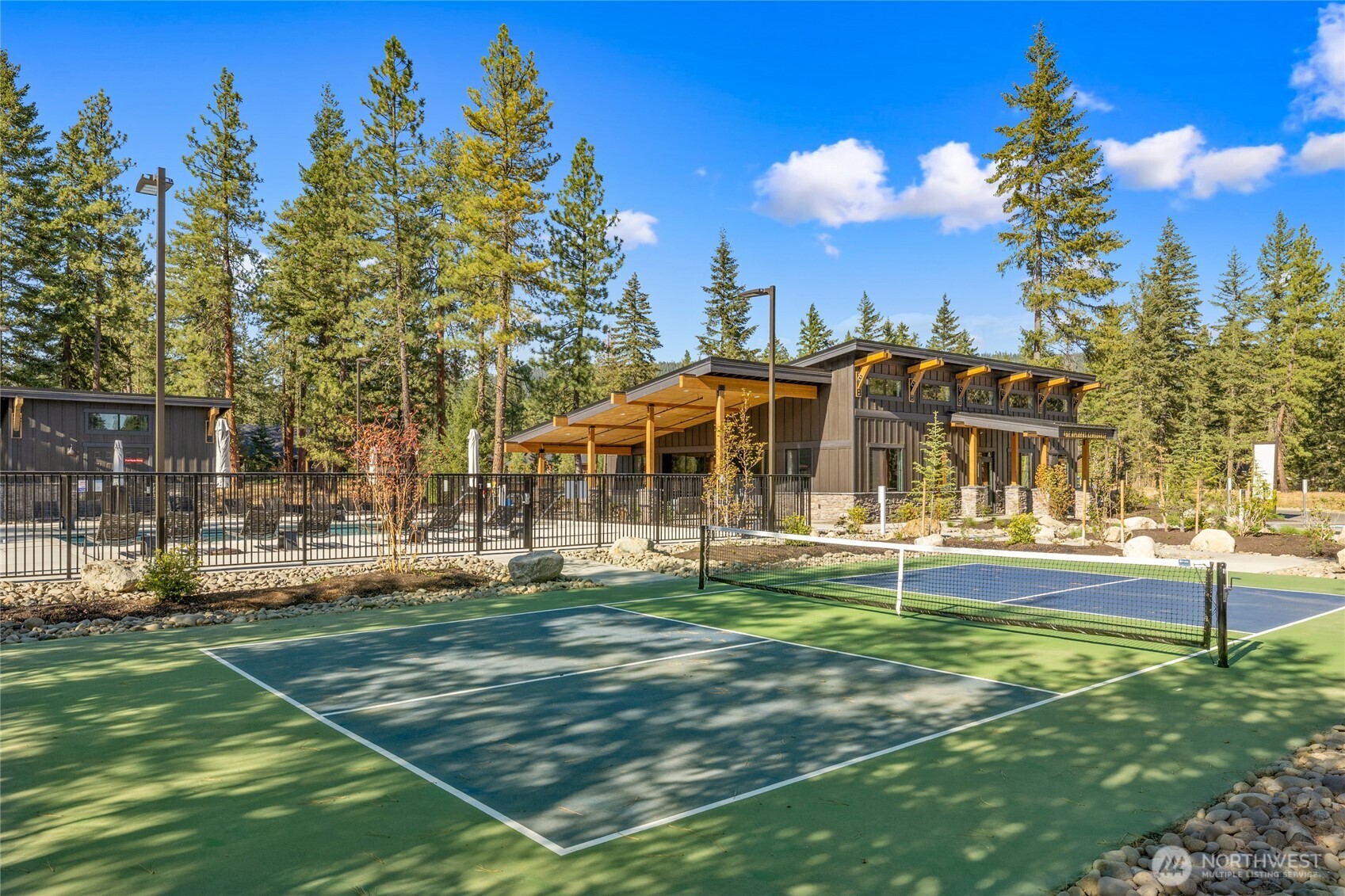Uplands private Clubhouse, pickleball court and pool