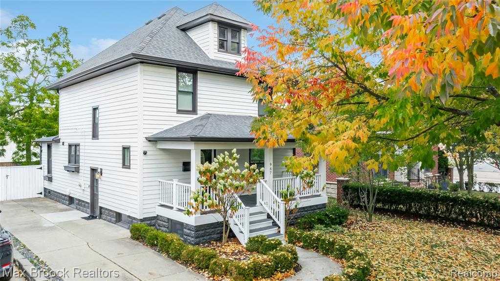 Welcome to 967 Ann Street — a beautifully updated, in-town Birmingham gem that blends timeless charm with modern luxury. This classic American Foursquare Colonial has been meticulously renovated to meet today’s lifestyle, all while preserving its historic character.

Step onto the inviting covered front porch, the perfect spot for morning coffee or evening relaxation, and enter a bright, open main floor filled with natural light and showcasing the gorgeous wide plank white oak floors. The heart of the home is a chef’s dream kitchen featuring a 10-foot island featuring with prep sink, beverage fridge, built-in convection microwave, and top-of-the-line BlueStar gas range with indoor grill. All appliances are stainless steel, seamlessly integrated into a sleek, functional design ideal for cooking and entertaining.

Enjoy spacious and elegant living and dining rooms, along with a cozy breakfast nook for casual meals. A stunning full bathroom and a stylish, convenient mudroom/laundry room complete the first floor.

Heading upstairs, you’ll admire the craftsmanship of the modern railing, a unique touch that sets the tone for the second level. The primary ensuite is a private retreat, featuring a custom double vanity and a spa-like marble twin shower with built-in benches. Two additional bedrooms share a stunning marble bathroom with a deep Jacuzzi tub.

The finished basement with egress window offers endless possibilities—whether you're dreaming of a home theater, gym, or dedicated home office.

Outside, enjoy the fenced-in, manicured backyard, ideal for relaxing or entertaining, with easy access to the detached 2-car garage.

All of this, just steps from everything downtown Birmingham has to offer—shopping, dining, parks, and top-rated schools. This is more than a home—it's a lifestyle.