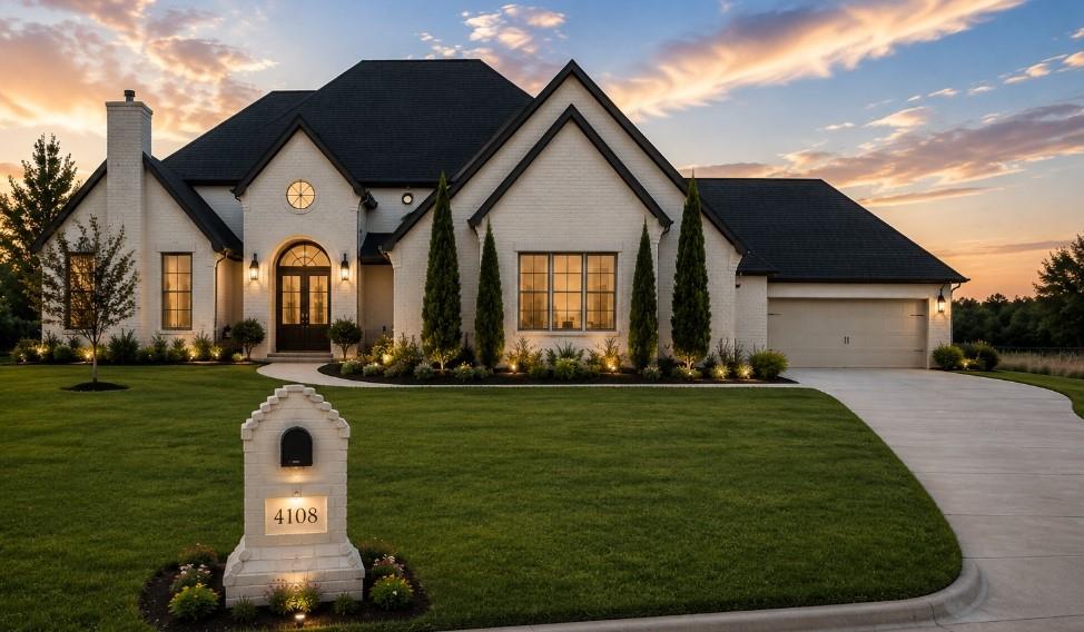 THE SPACE YOU’VE BEEN WAITING FOR — 5 BEDROOMS, 4-CAR GARAGE & APPROX. 1/2-ACRE LOT! Welcome to a home designed for the way you actually want to live. This stunning new construction by Vintage Custom Homes in The Hills of Timber Creek offers approximately 3,109 sq. ft. between the first and second floors, with 5 bedrooms, 3 bathrooms, and the space to bring everyone together without feeling crowded.Step inside to a spacious great room anchored by a beautiful custom gas fireplace, built-in floating shelves, and soaring 11' ceilings with crown molding. The kitchen is made for everything from quiet mornings to holidays with the whole family, featuring custom cabinetry to the ceiling, quartz countertops, an oversized pantry, and a massive island with seating.At the end of the day, escape to a primary suite that feels like your own retreat, complete with a cathedral ceiling and beam, oversized walk-in closet with built-in dresser, and a spa-inspired bathroom featuring custom vanities, quartz countertops, an oversized tiled shower and soaking tub with wood detailing.Upstairs adds another level of flexibility with two bedrooms and a spacious media room, creating an ideal setup for kids, guests, or anyone who wants their own space.And the space doesn't stop inside. Enjoy an approximately 1/2-acre lot, oversized front and back porches, oversized patio, and 4-car garage—room for the vehicles, toys, hobbies, and everyday life that smaller homes simply can't accommodate.A concrete safe room, tankless water heater, energy-efficient HVAC, thermal-break windows, pre-wired security system, mud bench, utility sink, and one-year builder warranty complete the home.Located in the Moore Public School District with convenient access to Tinker Air Force Base, this isn't just another new construction home. It's a place with the room to grow, gather, entertain, and create the life you've been working toward.