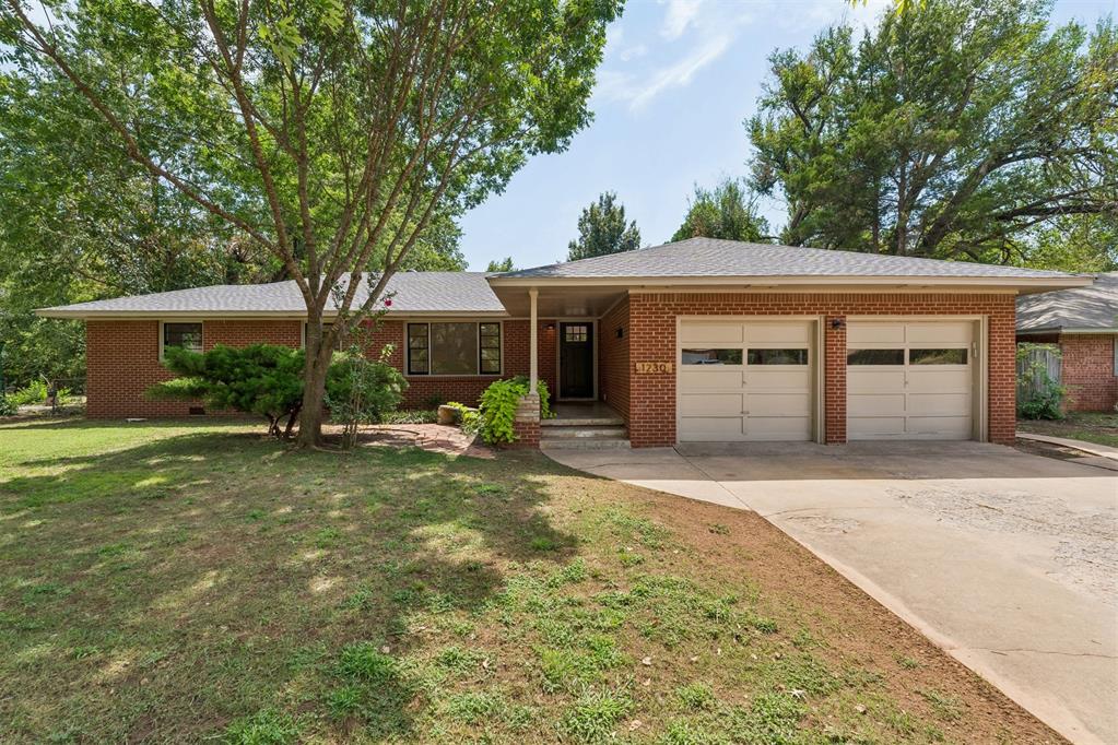 Classic Norman character, thoughtfully refreshed for 2026, and just an 8-minute walk from the University of Oklahoma campus. Set on an extra-large lot with mature trees, 1230 Leslie Lane offers 3 bedrooms, 1,744 square feet, multiple living spaces, a two-car garage, and a combination of location and character that is increasingly difficult to find this close to OU.The home has seen a long list of recent improvements, including a new GAF Timberline architectural-shingle roof in 2026, freshly refinished original oak hardwood floors, fresh paint and updated fixtures throughout. The kitchen has also been refreshed with white quartz countertops, Shaker-style cabinet doors with soft-close hardware, a new gas range and built-in microwave.Two distinct living areas give the home excellent flexibility, including a spacious second living room anchored by a wood-burning fireplace. Throughout the home, the original hardwoods, natural light and architectural details preserve the warmth and personality of this classic home.The backyard may be one of the best surprises. The generous outdoor space creates a fantastic setting for entertaining, highlighted by an incredible “party barn” that provides a dedicated covered space for gatherings, game days and evenings with friends. Even better, a large underground storm shelter is incorporated into the structure, adding practical Oklahoma functionality to one of the home’s most memorable features.With significant 2026 improvements already completed, great indoor and outdoor entertaining spaces, and OU just a short walk or bike ride away, 1230 Leslie Lane offers an uncommon combination of character, convenience and lifestyle.