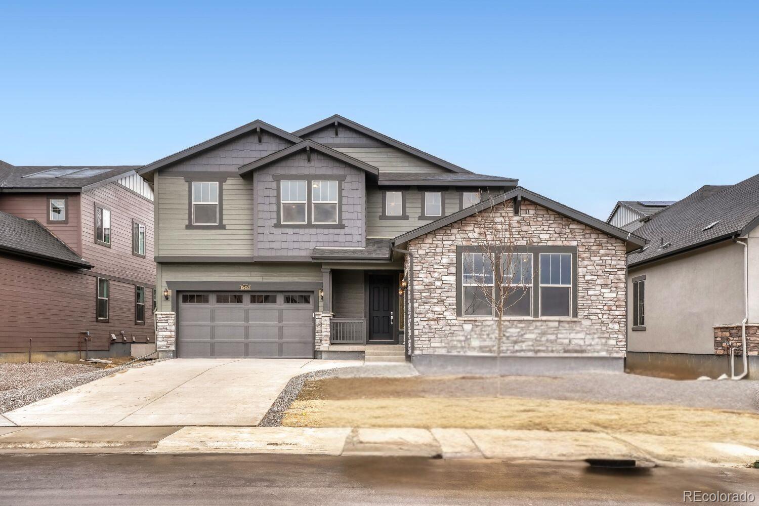 **Contact builder today about Special Financing for this home - terms and conditions apply**Available NOW!! This stunning Aspen 2-story features, 5 beds (4 upper and 1 main), 4 baths (3 upper & 1 main),  laundry, great room, kitchen, unfinished basement for your future expansion, 2 + 1 car garages and more. Beautiful finishes and upgrades throughout including stainless steel appliances, luxury vinyl plank floors, covered back deck and more.  The builder provides the latest in energy efficiency and state of the art technology with several fabulous floorplans to choose from. Energy efficiency, and technology seamlessly blended with luxury to make your new house a home. Red Rocks Ranch offers single family homes for every lifestyle. Close to dining, shopping, entertainment and other amenities. Welcome Home! Photos and walkthrough tour are a model only and subject to change.