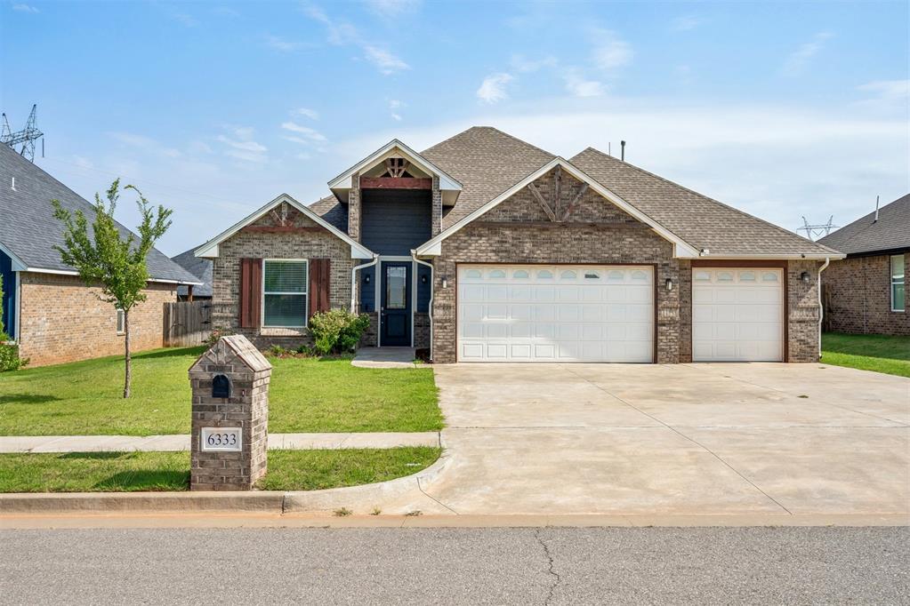 When you know you know… This house will be at the top of your list. The layout is absolutely perfect open living room open kitchen, huge island lots of storage and four large bedrooms. The closet space is overwhelming in each room and the third car garage has a nicely enamel floor complete with storm shelter.  Backyard is not too big, but not too small. The covered patio on the back porch is wonderful for outdoor dining or entertainment. This is definitely an upgrade from anything else you’ve seen in this price range. Congratulations… You have found your home!