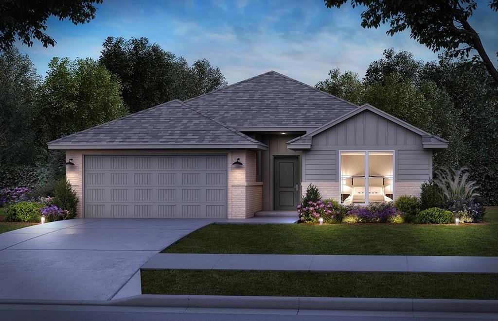New construction home located in the highly desirable Eagle Cliff community in Norman. Ideally positioned just minutes from the University of Oklahoma, Lake Thunderbird, Sooner Mall, I-35, and a wide range of dining and shopping options. The community features a neighborhood playground and an established residential setting.The Lilac floor plan offers a thoughtfully designed single-story layout with three bedrooms and two full bathrooms. The open-concept design connects the living, dining, and kitchen areas, maximizing usable space and functionality. A spacious back patio extends the living area outdoors, while the private primary suite includes double vanities and a spacious walk-in closet.The kitchen is equipped with stainless steel Samsung appliances, including a 5-burner gas range, a kitchen island, generous counter space, abundant cabinetry, and an oversized walk-in pantry designed for storage and convenience. Interior finishes include quartz or granite countertops, tiled backsplash, soft-close cabinetry, under-cabinet lighting, and durable flooring throughout with ceramic tile in wet areas.Energy-efficient construction includes a tankless water heater, Low-E thermal pane windows, radiant barrier roof decking, high insulation levels, and LED lighting. Exterior features include full sod and professional landscaping for clean, finished curb appeal.This home combines modern design, energy efficiency, and low-maintenance living in one of Norman’s fastest-growing communities. Currently under construction, opportunities to secure this home are still available but limited. Call today for current build status and availability before completion.