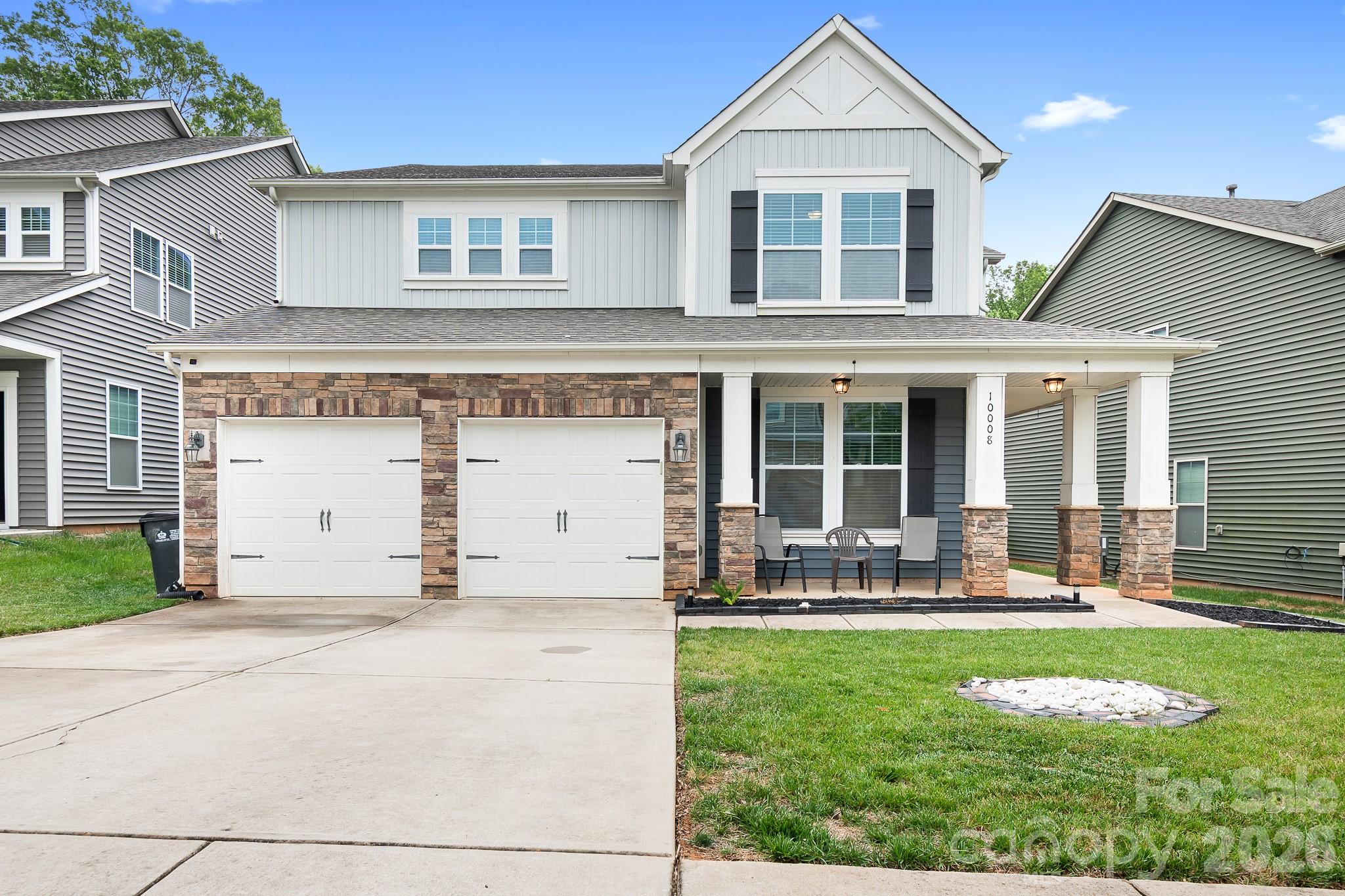 Location! Location! Location! Come check out this beautiful move-in ready home! The floor plan, space, and flexibility makes it perfect for any family.  The main floor features  an office/bonus room with french doors and a bedroom with an on-suite full bathroom. Upstairs the large master bedroom has a nice on-suite sitting room and two walk in closets! The remaining bedrooms can be used for family, guest rooms or even a movie room! This home has enough room for all your needs. You can sit outside on the wrap around front porch and enjoy a cup of coffee or head out back to a  private  fenced in yard. The location is just outside the city and has quick access to 485, which allows you to get anywhere in 20 minutes.