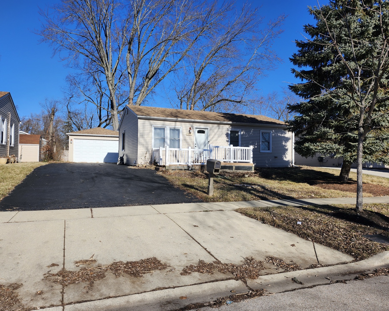 Move in ready or a great investment property, this 3-bedroom, 2-bath ranch won't last. Bright and clean this home is priced to sell. Brand new kitchen with SS appliances, new flooring and trim, fixtures, paint and A/C unit, all in 10/2024. Detached 2 car garage has plenty of room for cars and storage. Nice size front porch and rear deck, great for entertaining or relaxing.