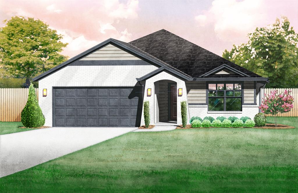 This 4-bedroom home features a spacious, centralized breakfast room and a large, flat kitchen island, giving it a unique character. The kitchen is equipped with quartz countertops and a gas range. The main living areas showcase durable hard surface flooring, and the home includes multiple storage closets throughout. The primary bedroom is conveniently located at the front of the house, and the primary bathroom features a quartz vanity, a tiled shower, and a large walk-in closet. Abbot Lake is a beautiful community with convenient access to I 240 and Tinker Air Force Base in the Moore school district will wow you with its secluded location and two ponds. Amenities in this neighborhood include a fishing dock, playground, and splashpad. Included features: * Peace-of- mind warranties * 10-year structural warranty *Guaranteed heating and cooling usage on most Ideal Homes * Fully landscaped front & backyard * Full Guttering* Fully fenced backyard. Floorplan may differ slightly from completed home.